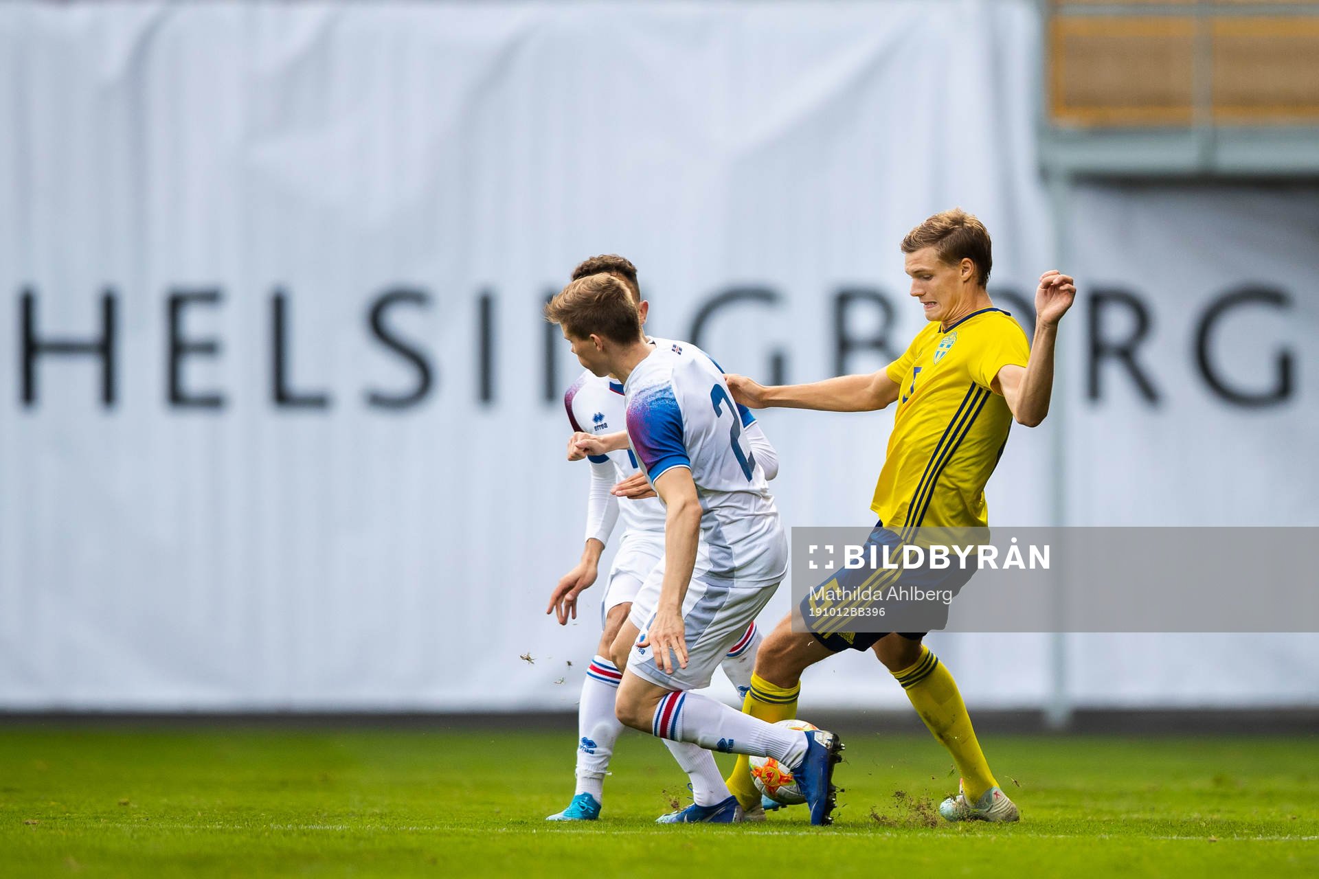 Alftons Sampsted of Iceland and Svante Ingelsson of Sweden