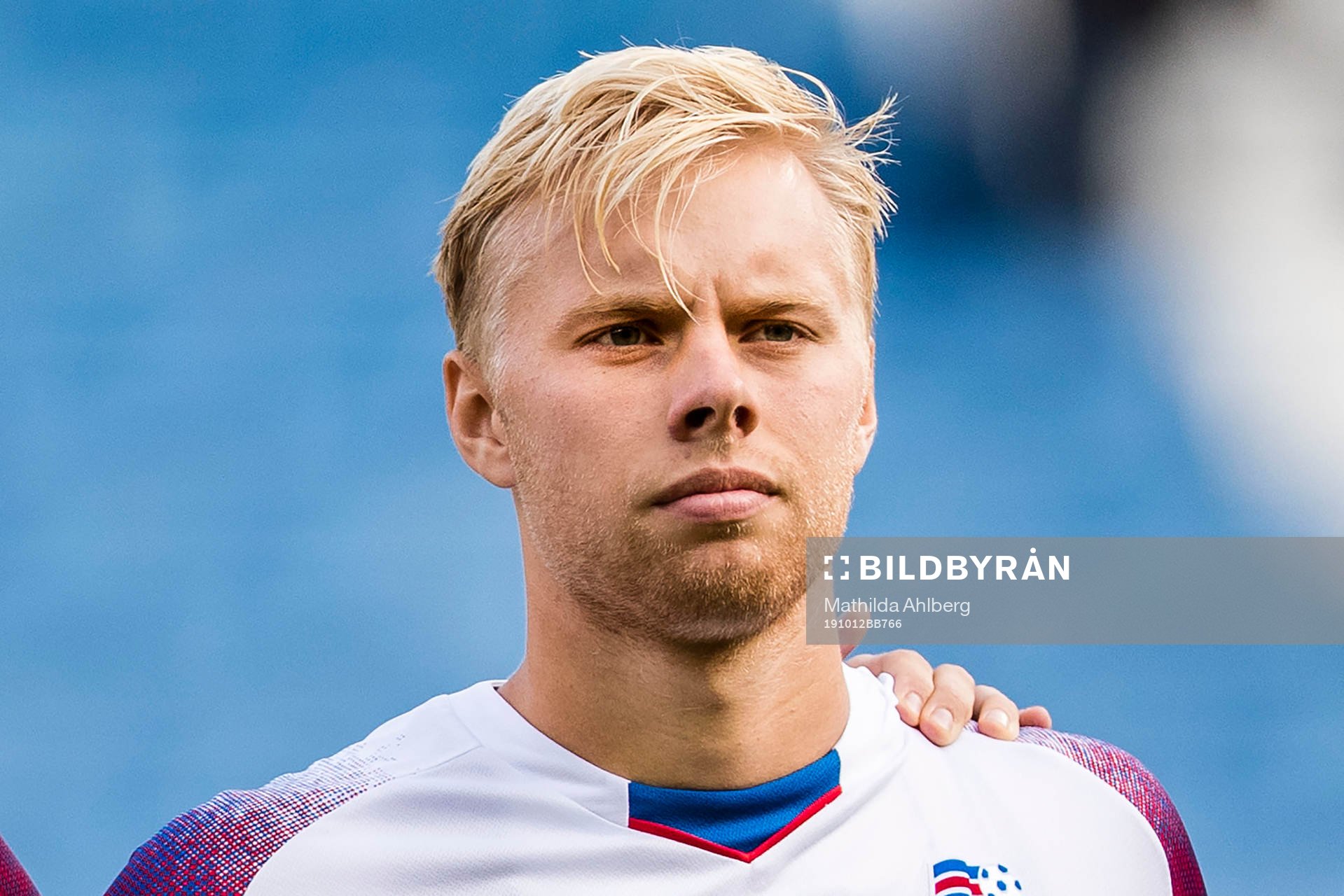 Sveinn Aron Gudjohnsen of Iceland