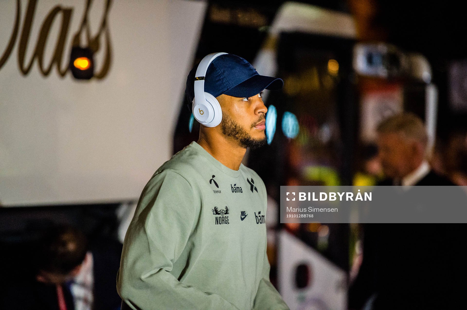 Joshua Christian Kojo King of Norway arrives
