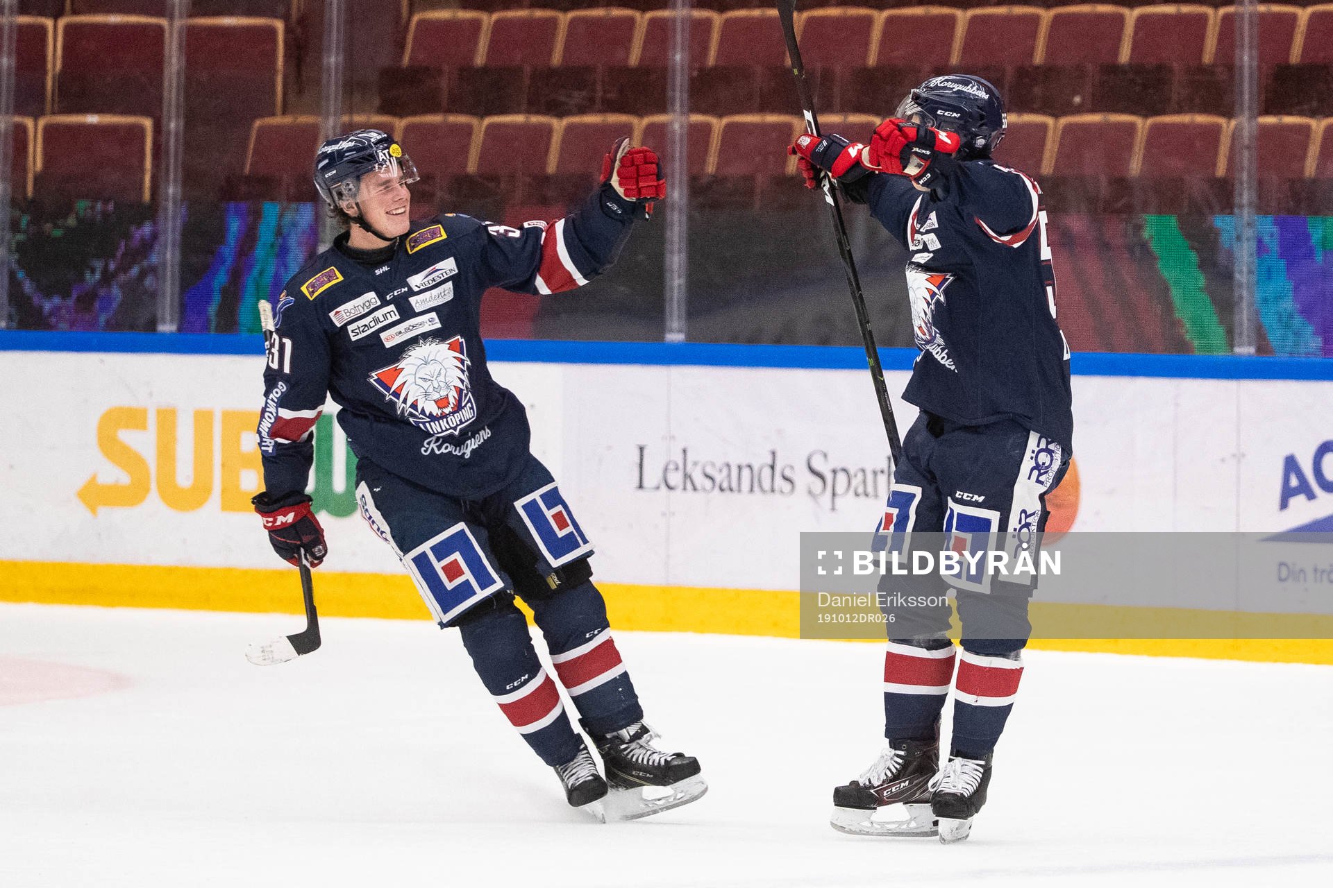 Linköpings Max Lindroth jublar