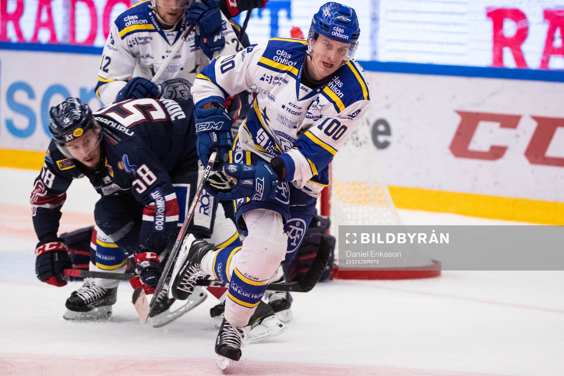 Leksands Martin Karlsson och Linköpings Robin Johansson