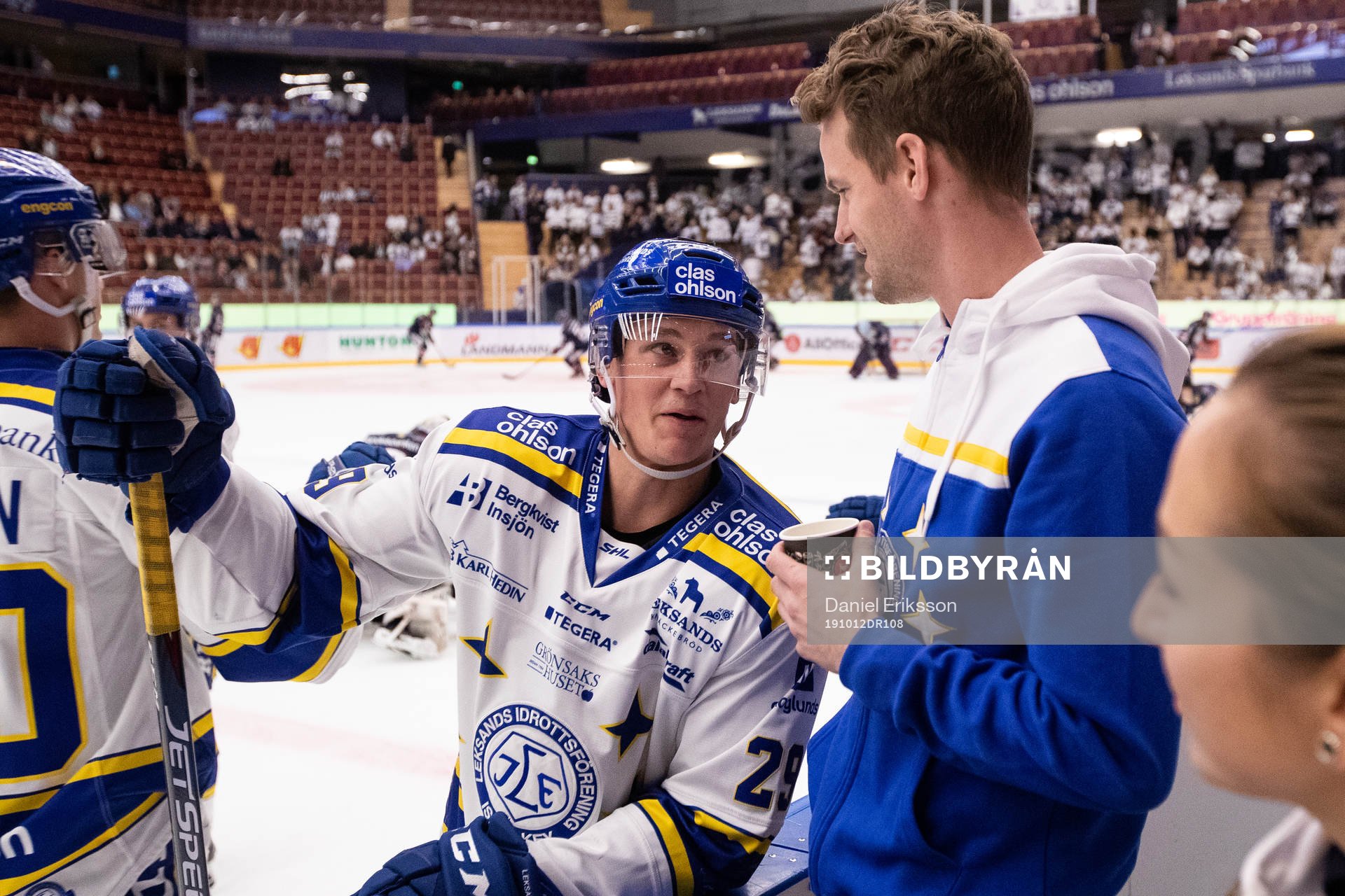 Leksands David Rundqvist och läkare Tomas Hultgren