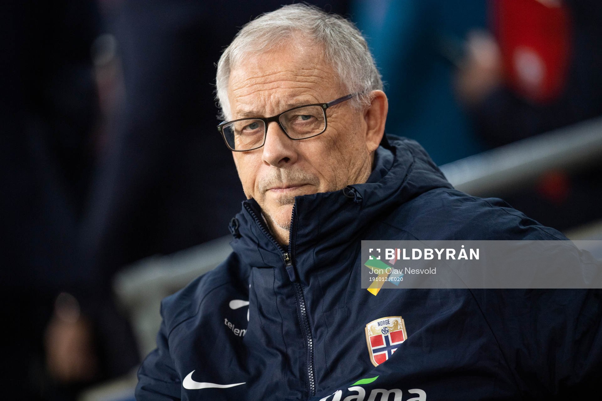Lars Lagerbäck, head coach of Norway