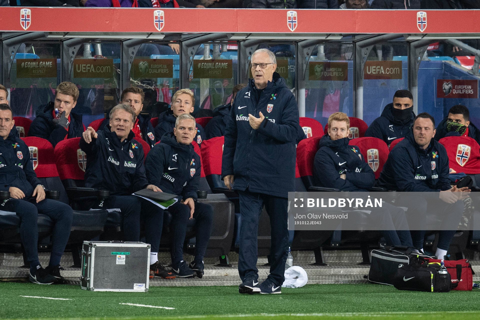 Lars Lagerbäck, head coach of Norway