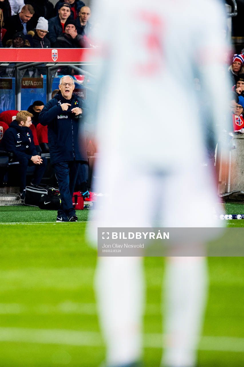 Lars Lagerbäck, head coach of Norway
