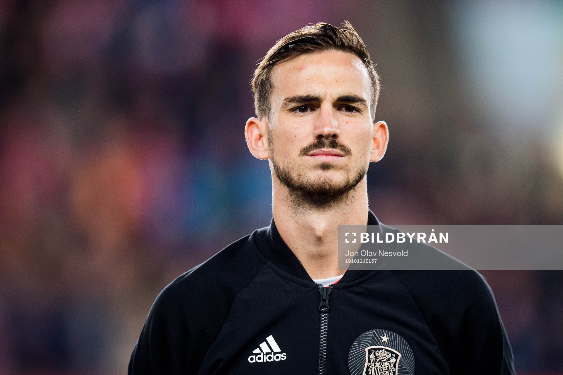 Sergio Busquets of Spain ahead of the UEFA Euro Qualifier football match between Norway and Spain on October 12, 2019 in Oslo.