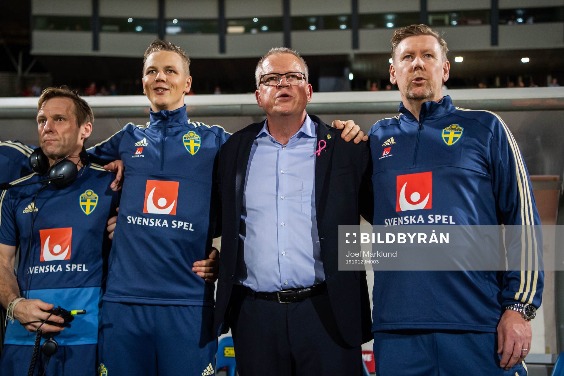 Janne Andersson, head coach and Peter Wettergren, assistant