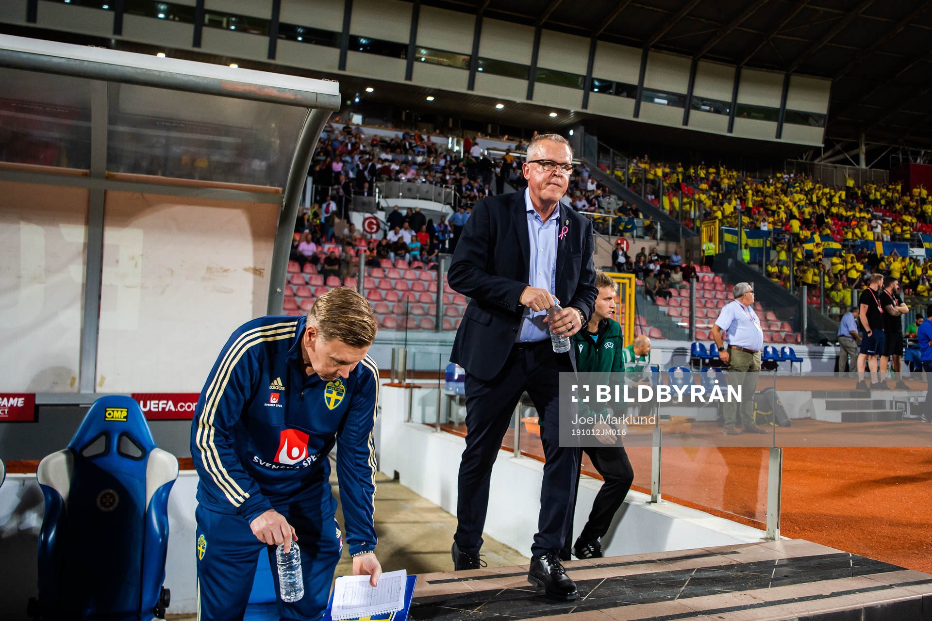 Peter Wettergren, assistant coach and Janne Andersson, head