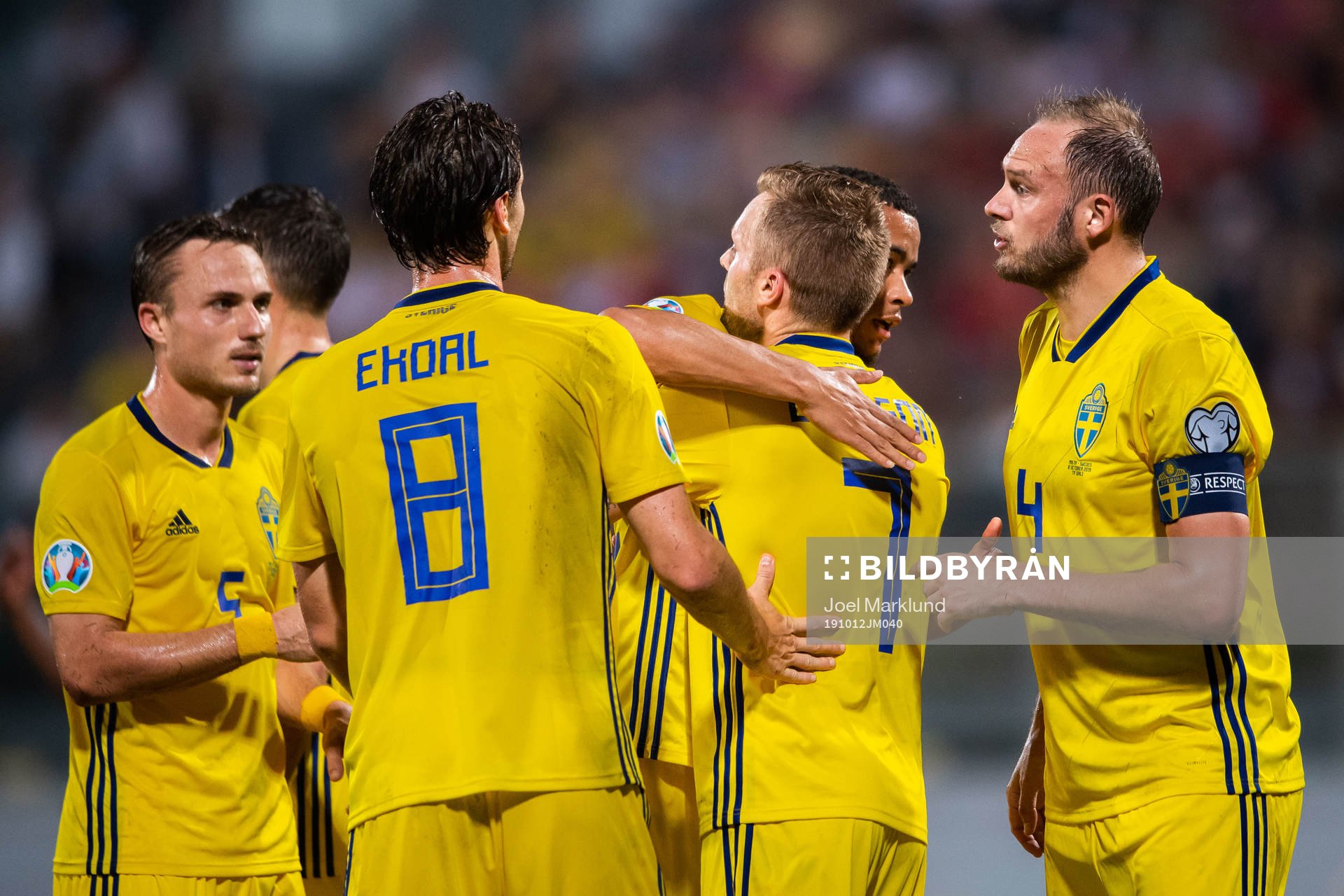 Sebastian Larsson, Pierre Bengtsson, Albin Ekdal, Robin