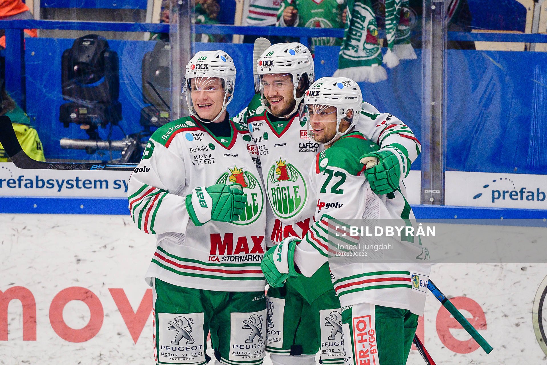 Rögles Anton Bengtsson, Dennis Everberg och Daniel Zaar