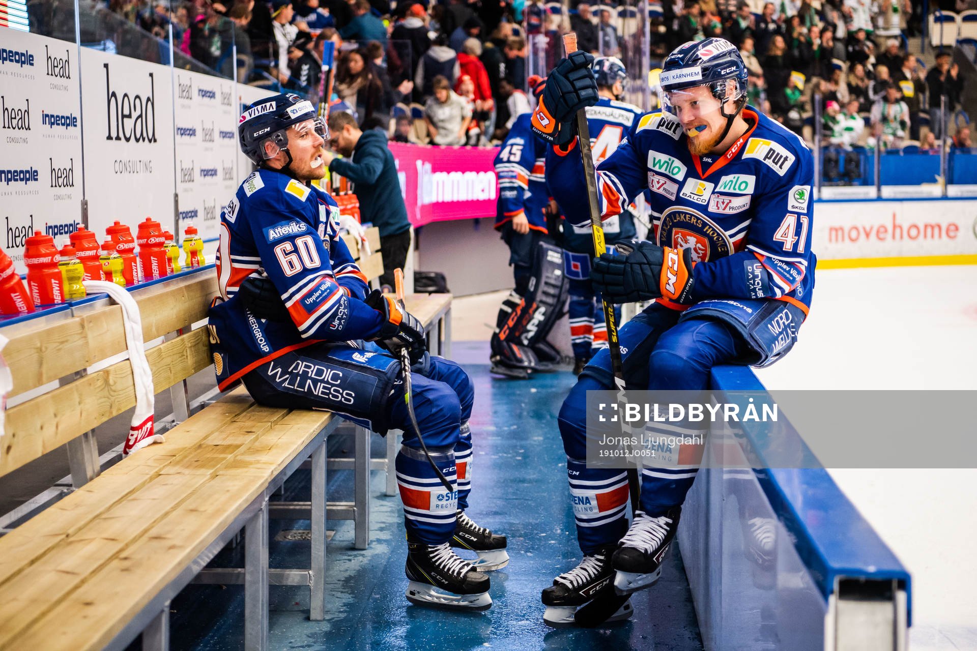 Växjös Erik Josefsson och Ludvig Nilsson deppar