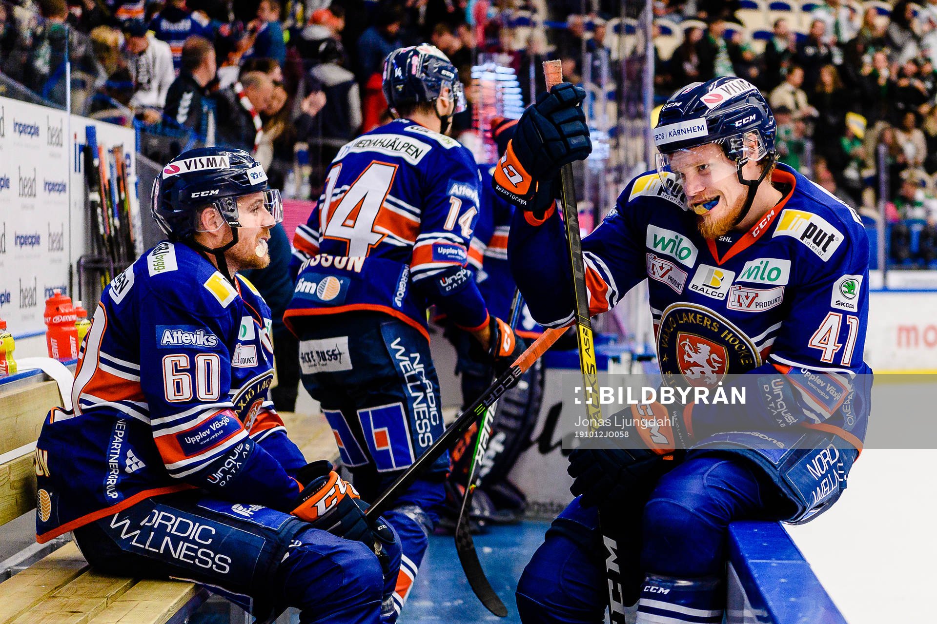 Växjös Erik Josefsson och Ludvig Nilsson deppar