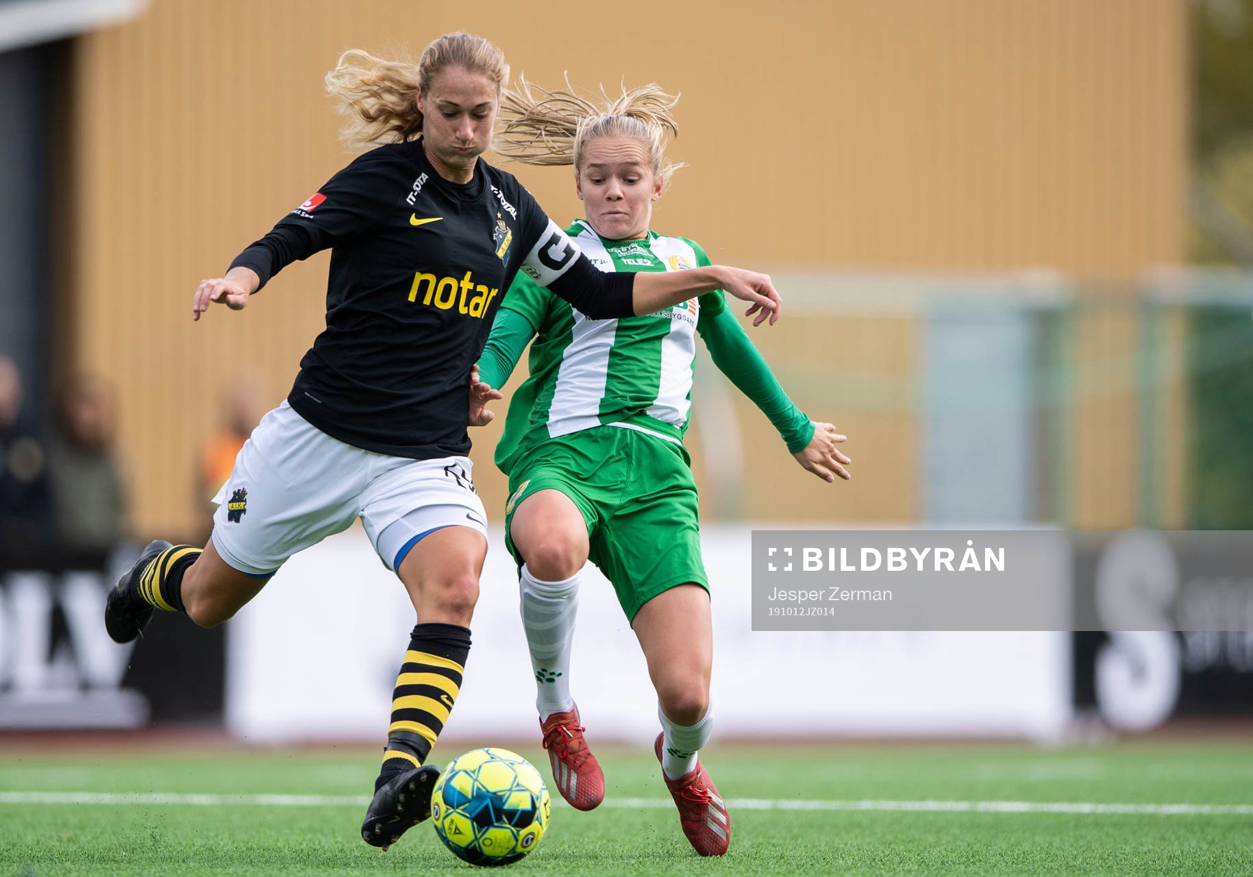 s Matilda Rosqvist och Hammarbys Hanna Lundkvist