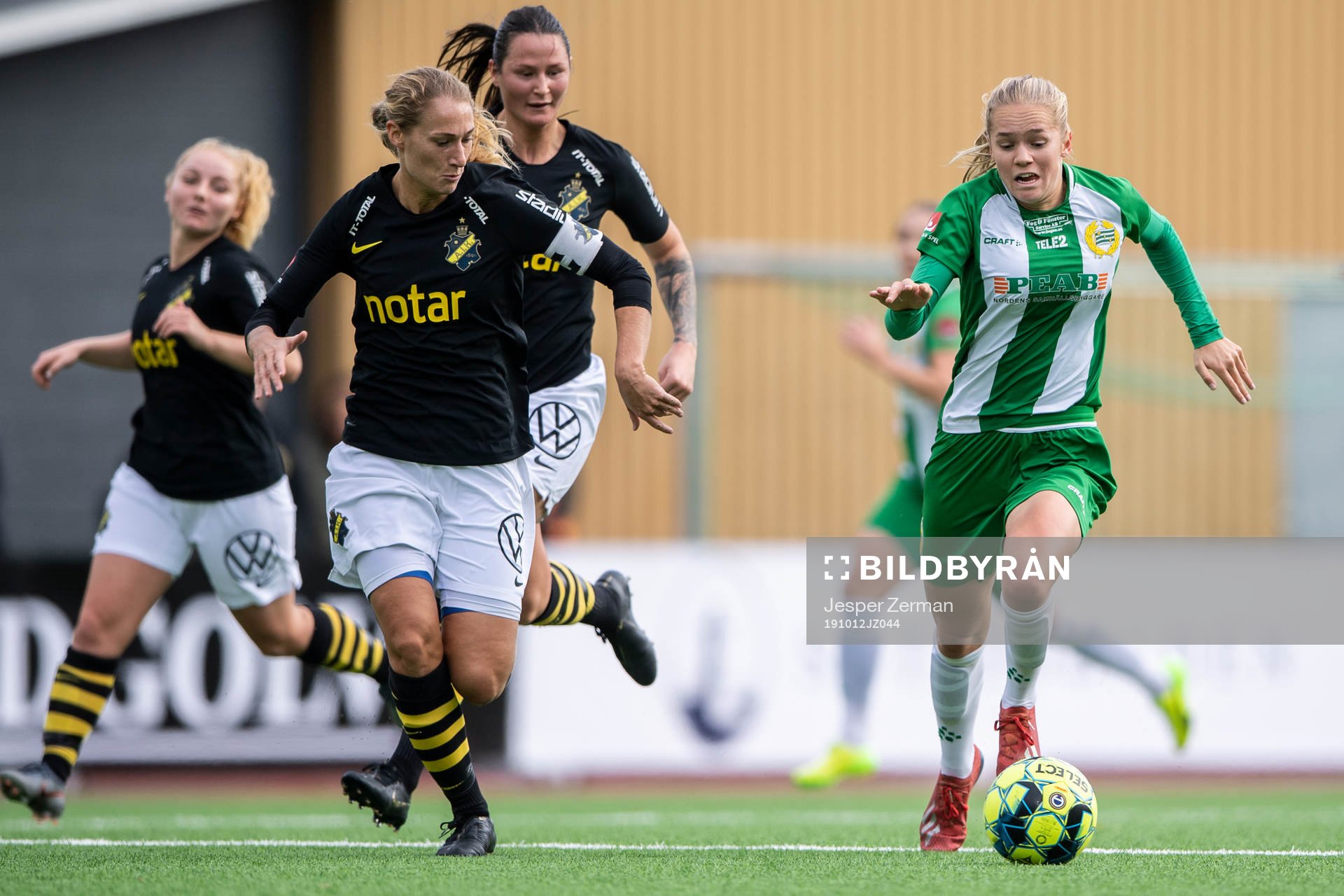 s Matilda Rosqvist och Hammarbys Hanna Lundkvist