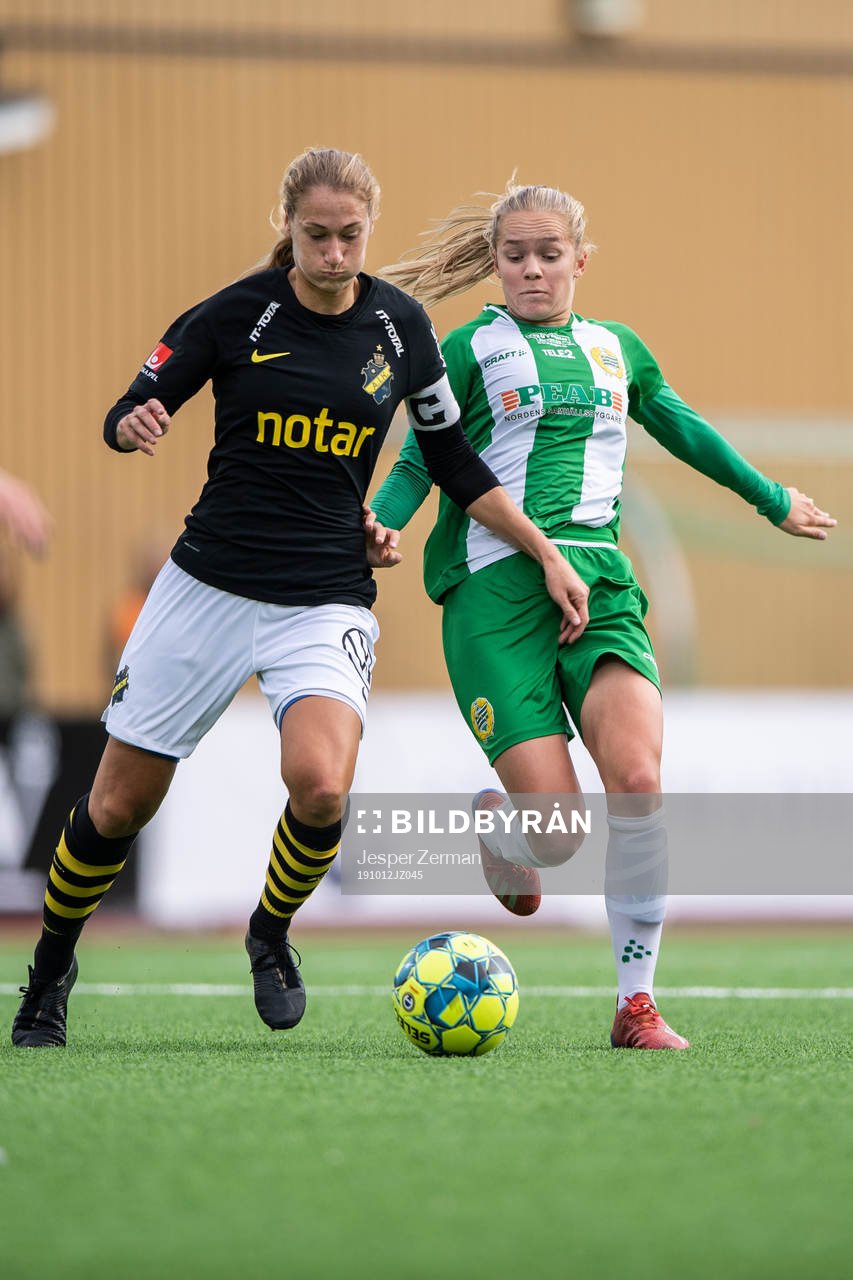 s Matilda Rosqvist och Hammarbys Hanna Lundkvist