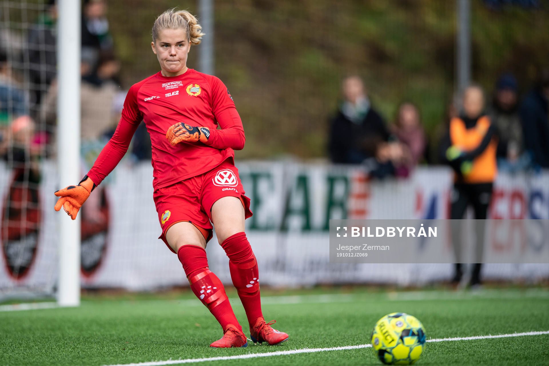 Hammarbys målvakt Britta Elsert Gynning