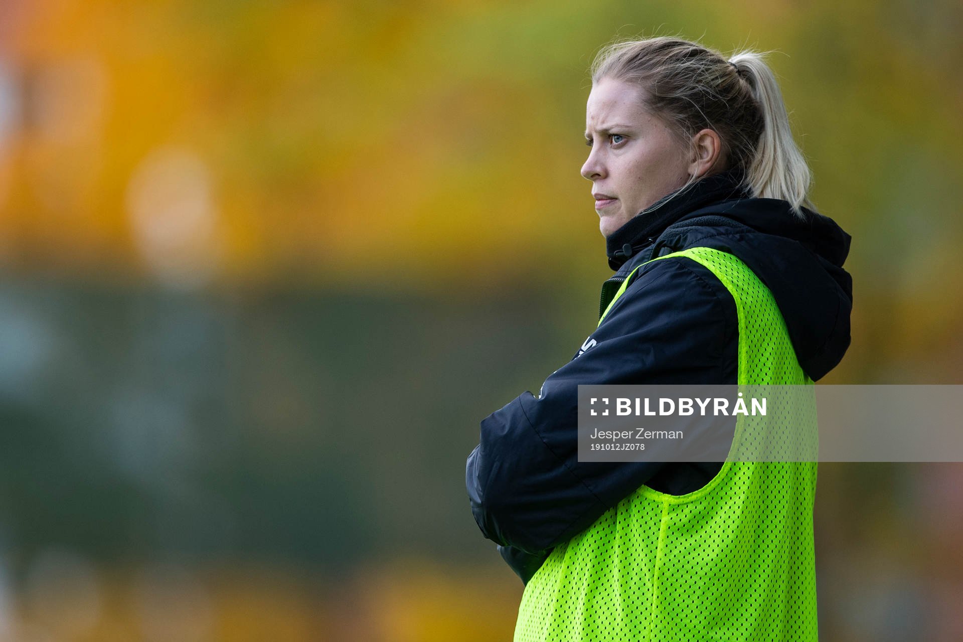 s tränare Caroline Sjöblom