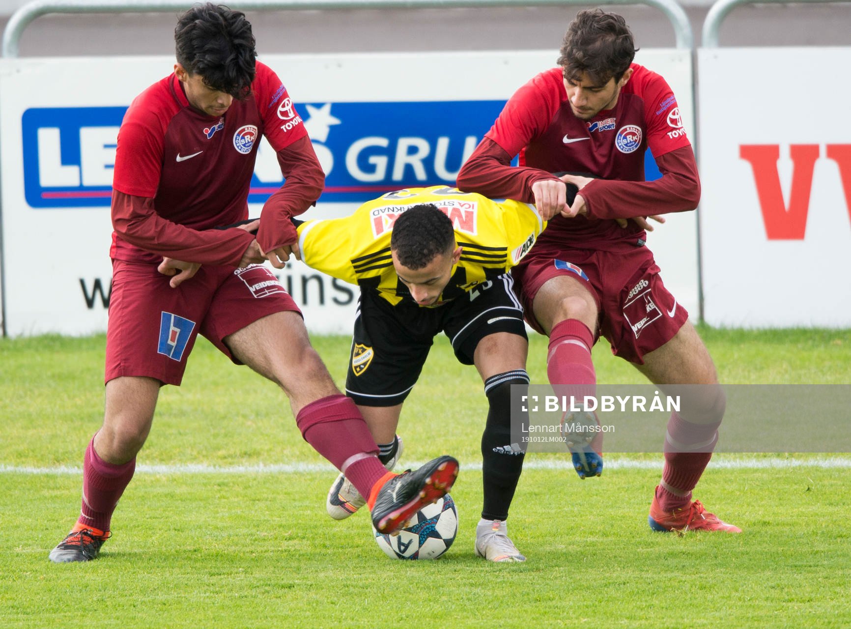 IFK Hässleholms Mohammed Hamdan i matchen i division 2
