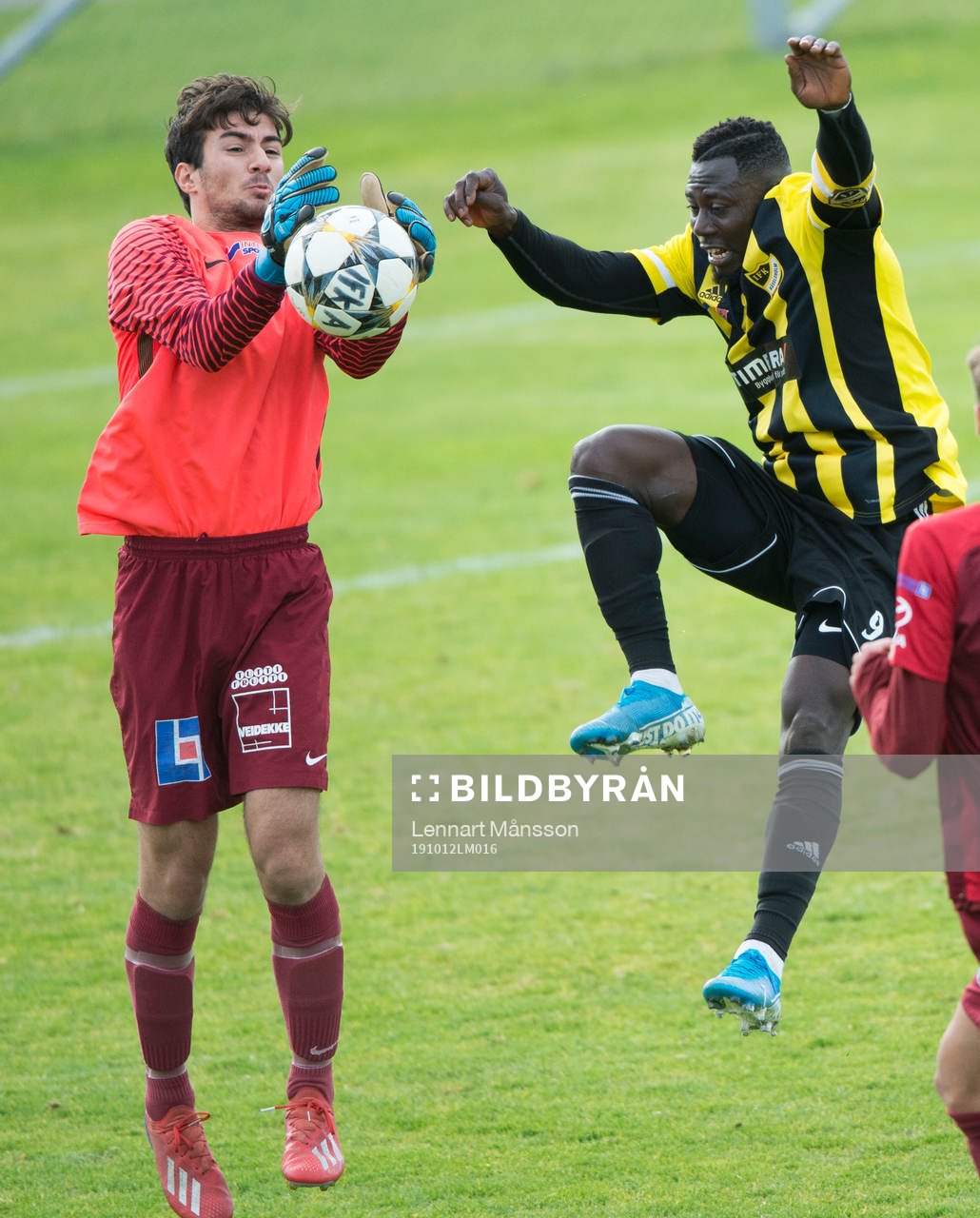 IFK Hässleholms Mike Andrews i matchen i division 2 mellan