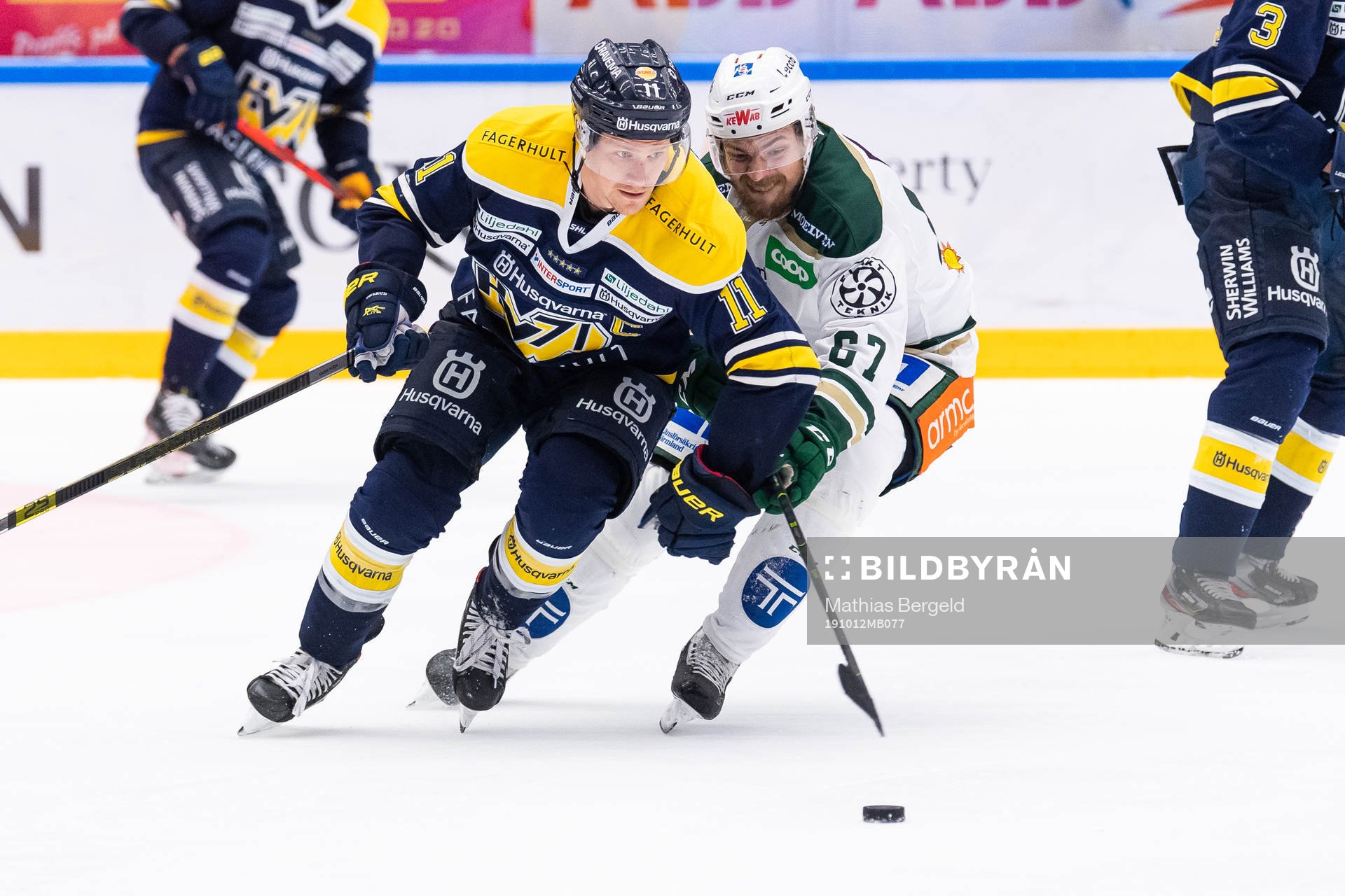 s Simon Önerud och Färjestads Jamo Kärki