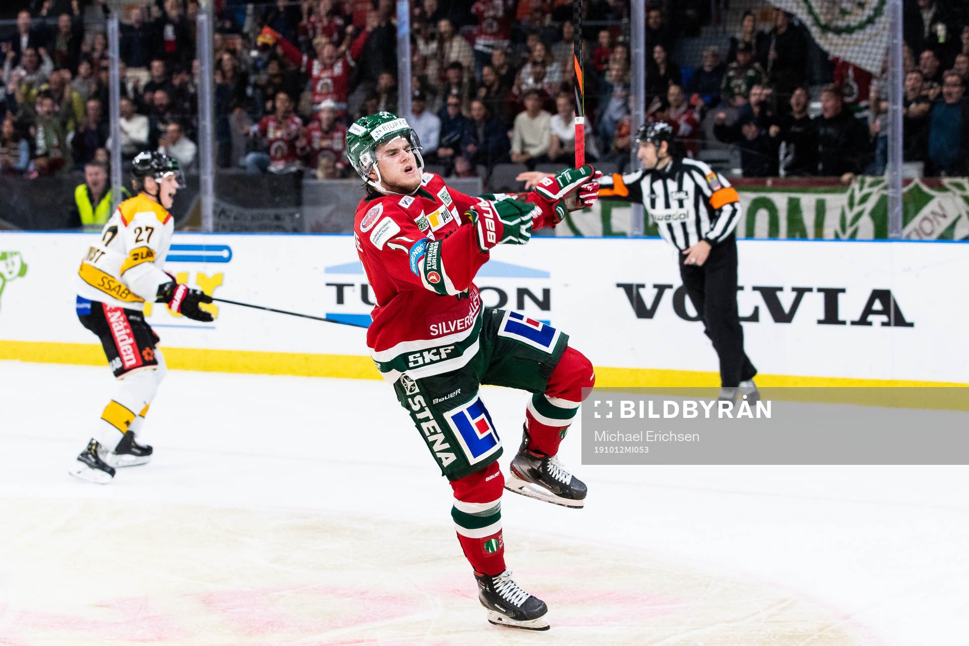 Frölundas Samuel Fagemo jublar