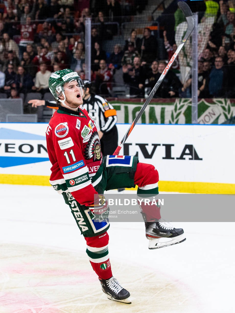 Frölundas Samuel Fagemo jublar