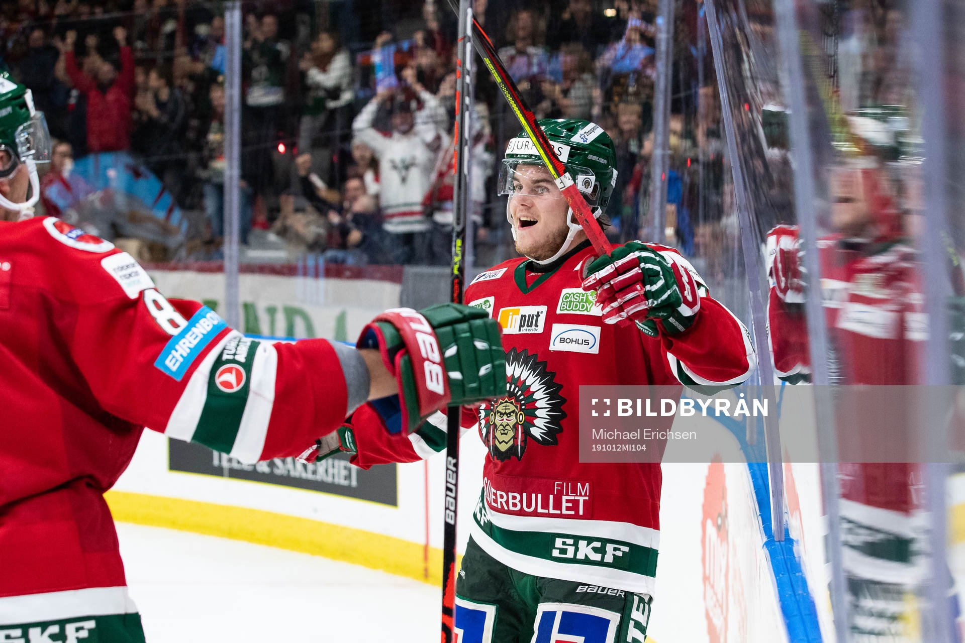 Frölundas Samuel Fagemo jublar