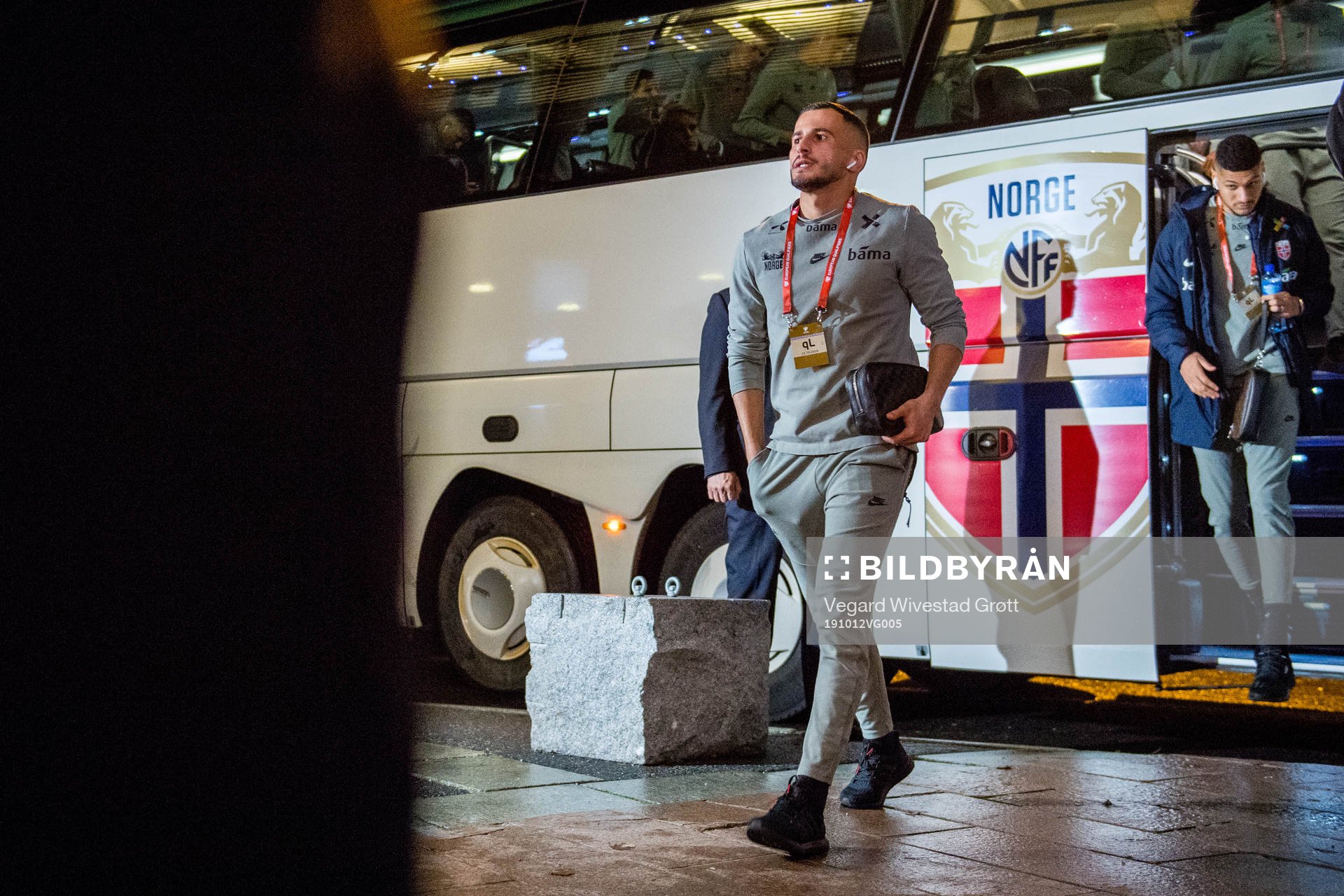 Omar Elabdellaoui of Norway arrives