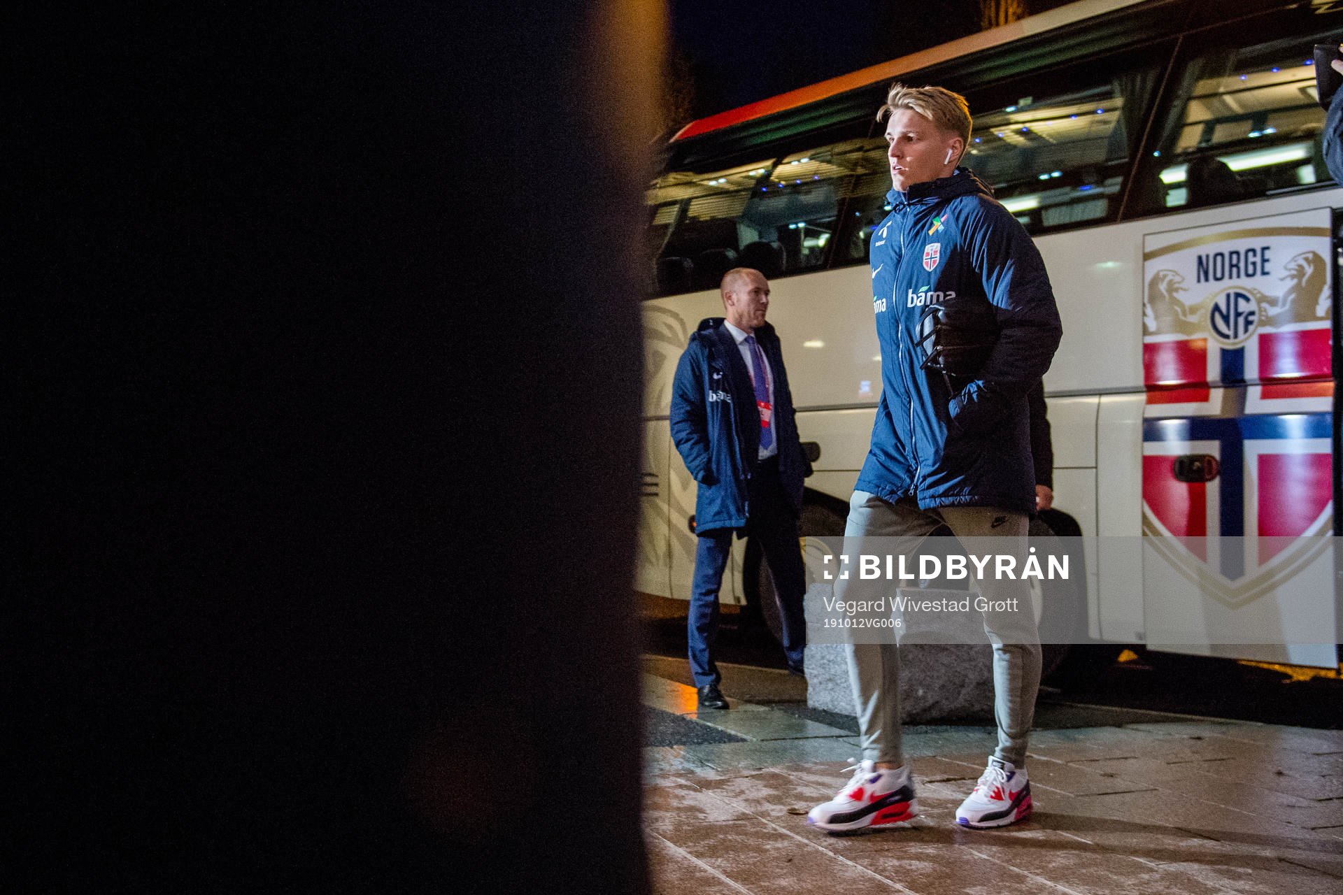 Martin Ødegaard of Norway arrives