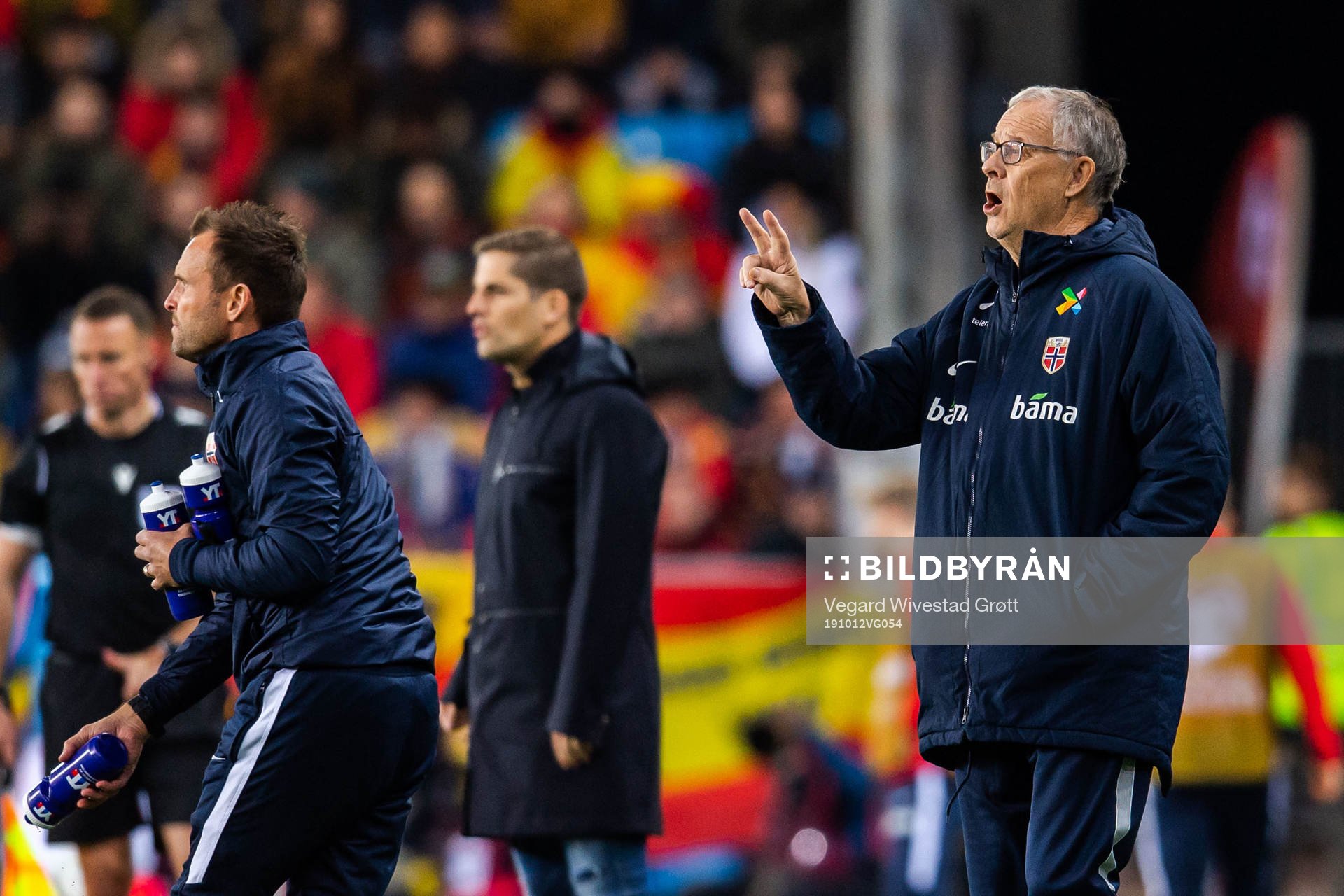 Lars Lagerbäck, head coach of Norway