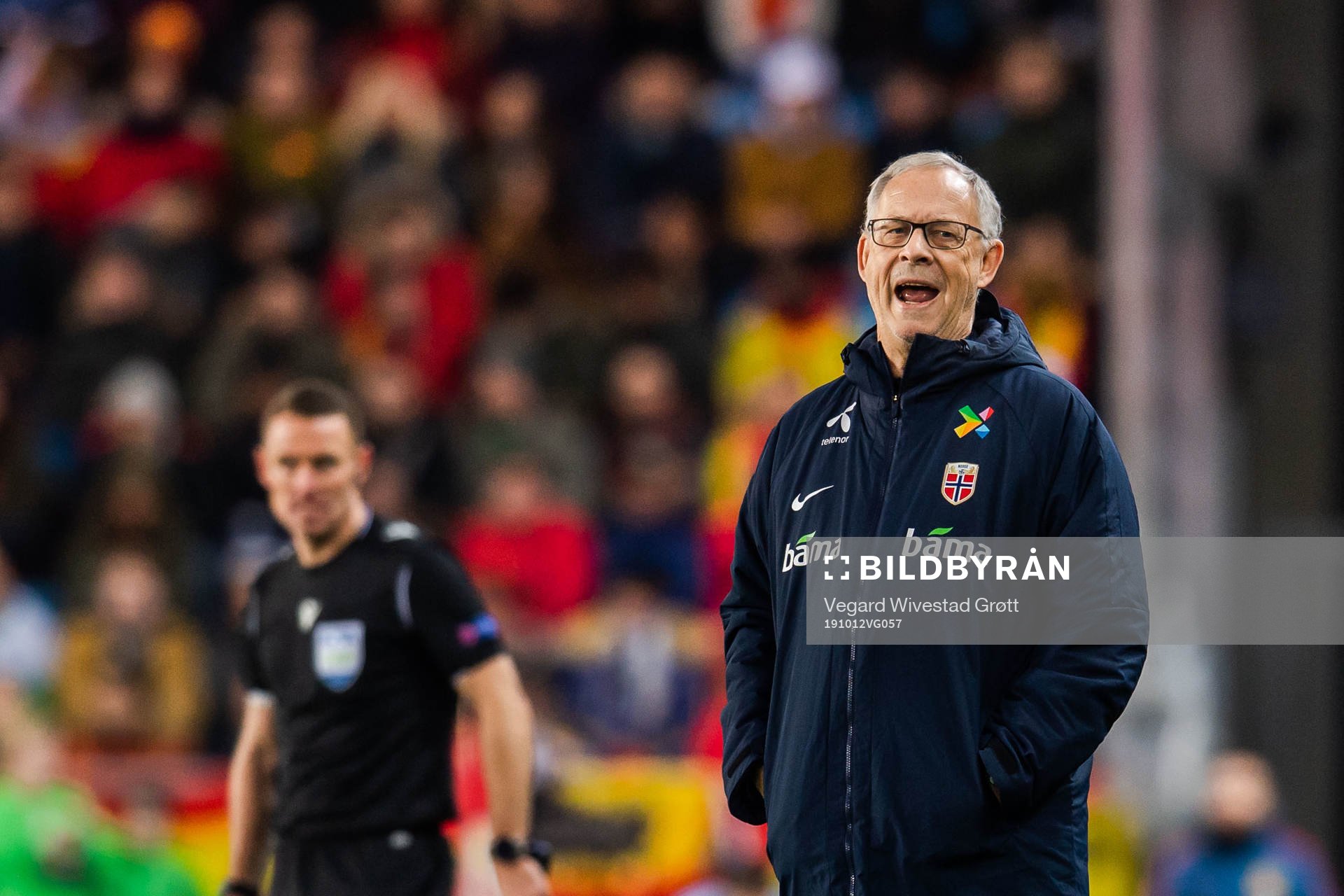 Lars Lagerbäck, head coach of Norway