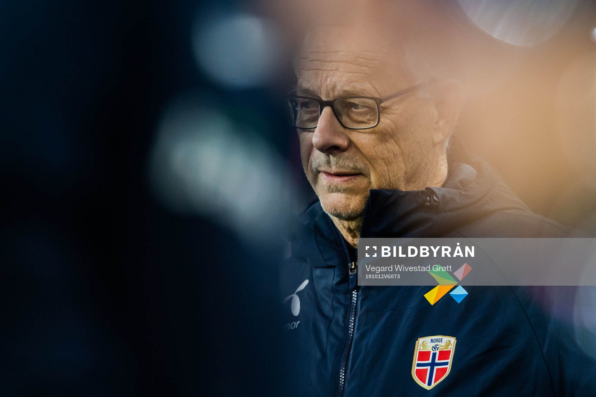 Lars Lagerbäck, head coach of Norway, after the UEFA Euro Qualifier football match between Norway and Spain on October 12, 2019 in Oslo.
