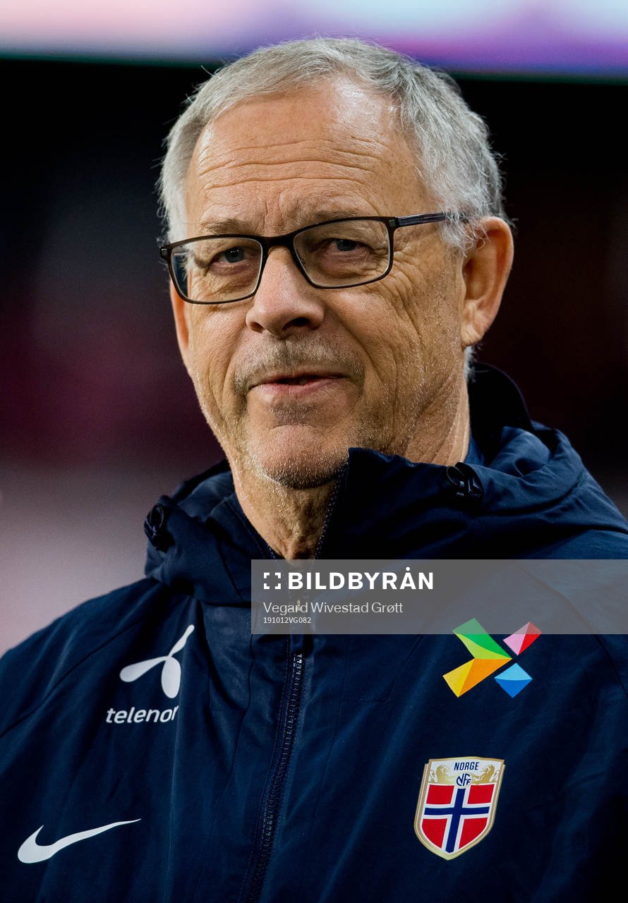 Lars Lagerbäck, head coach of Norway