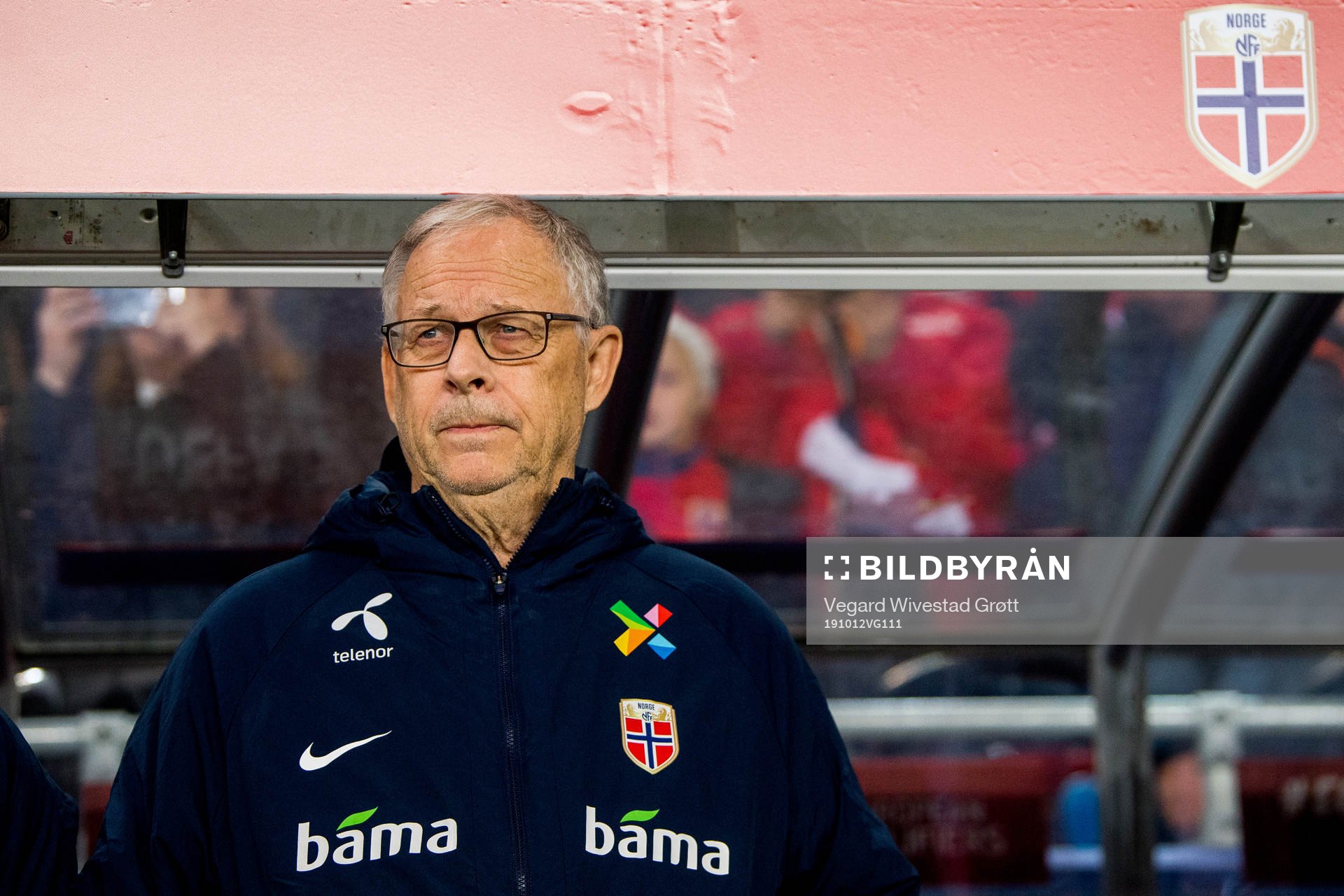 Lars Lagerbäck, head coach of Norway
