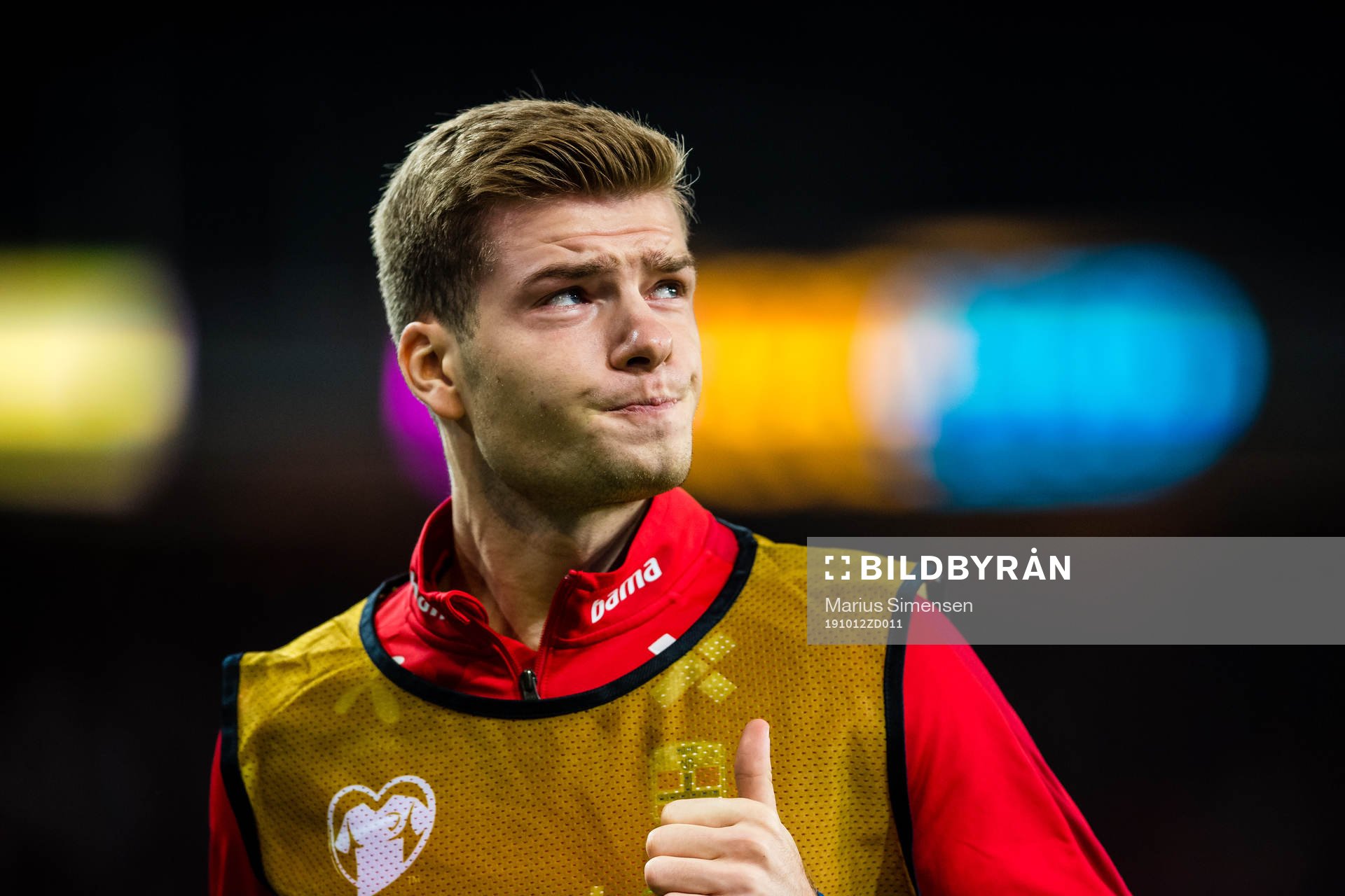 Alexander Sørloth of Norway