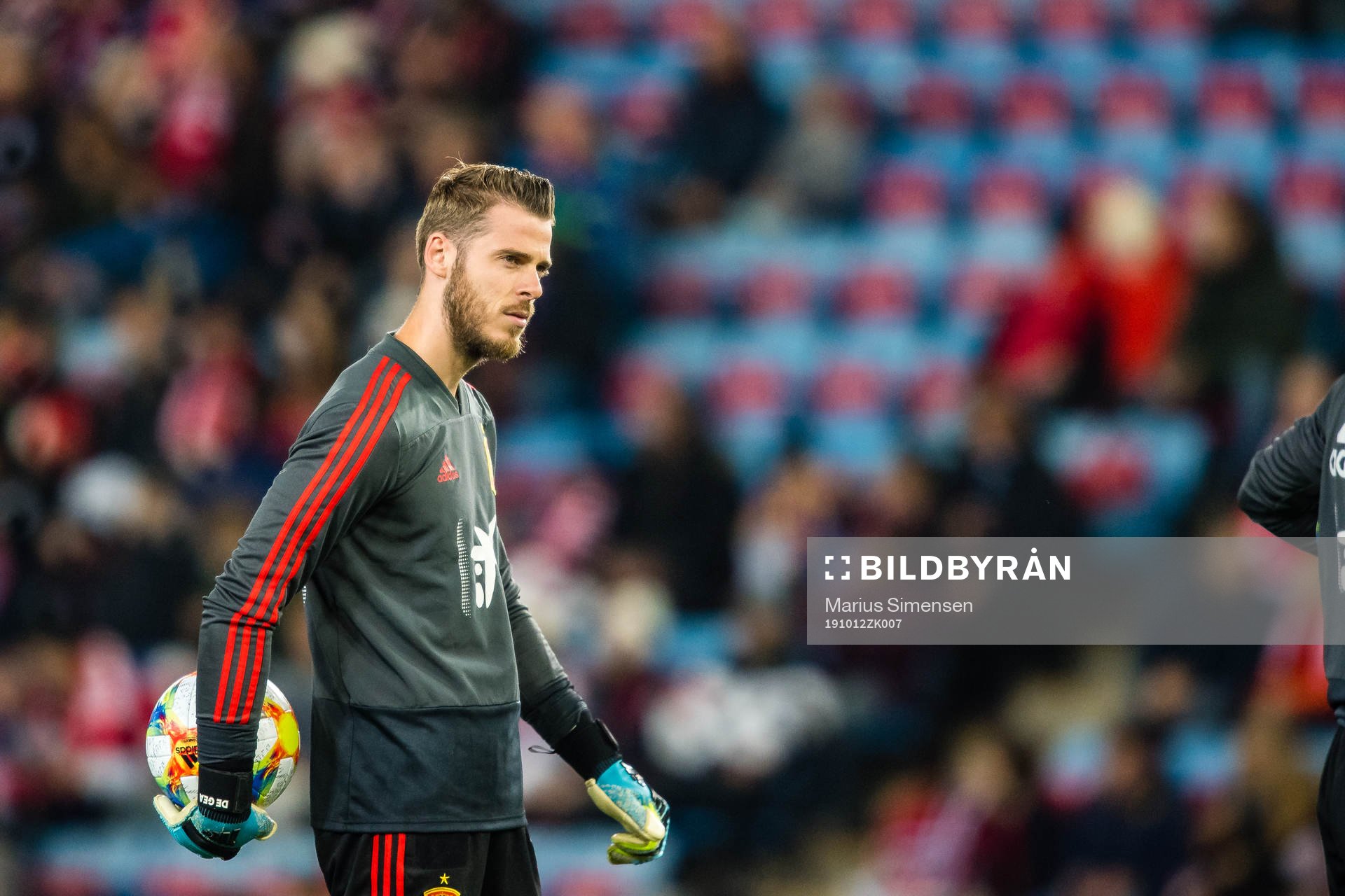 goalkeeper David de Gea of Spain