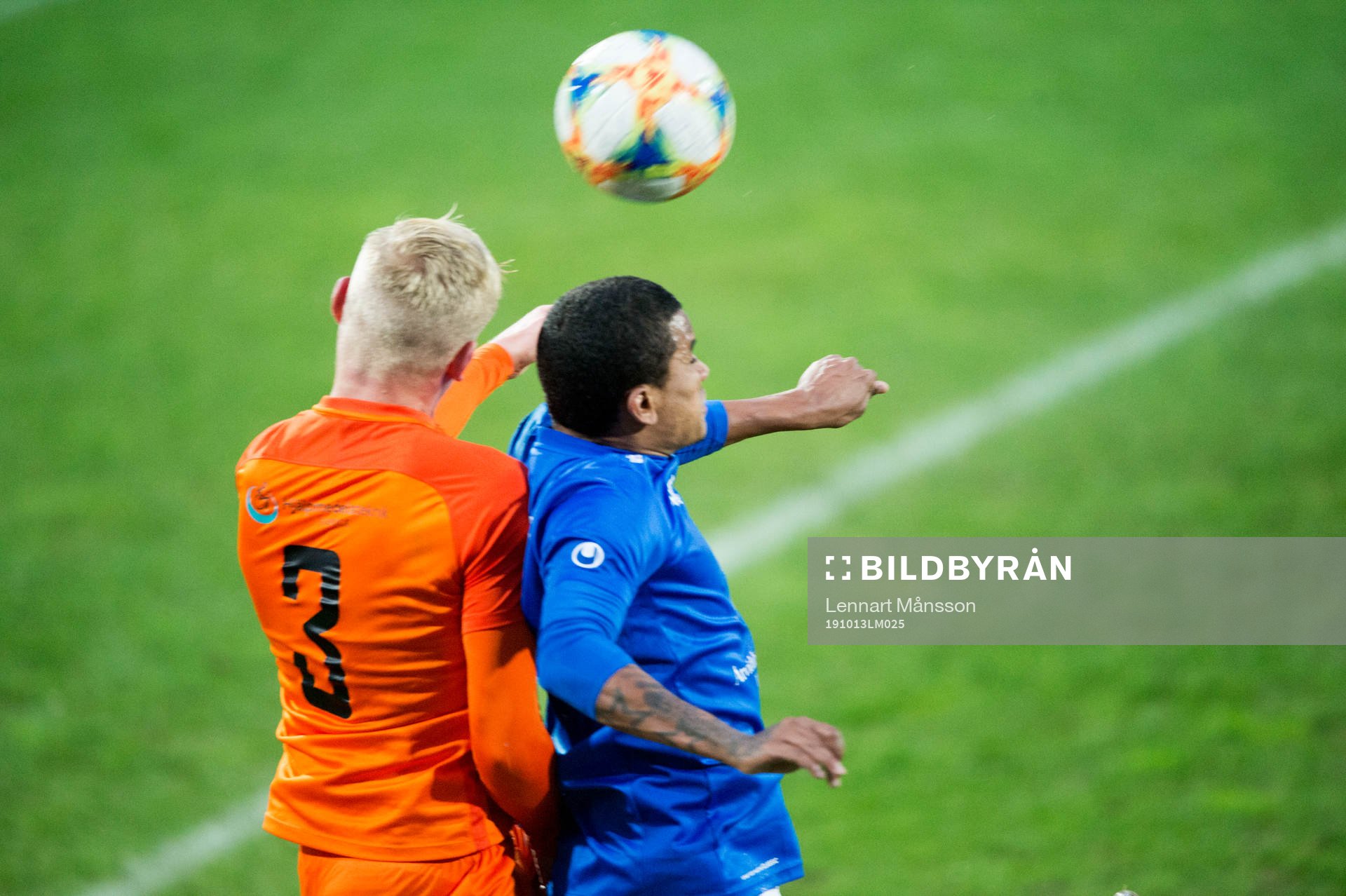 Kristianstads Linus Svensson i matchen i division 1 mellan