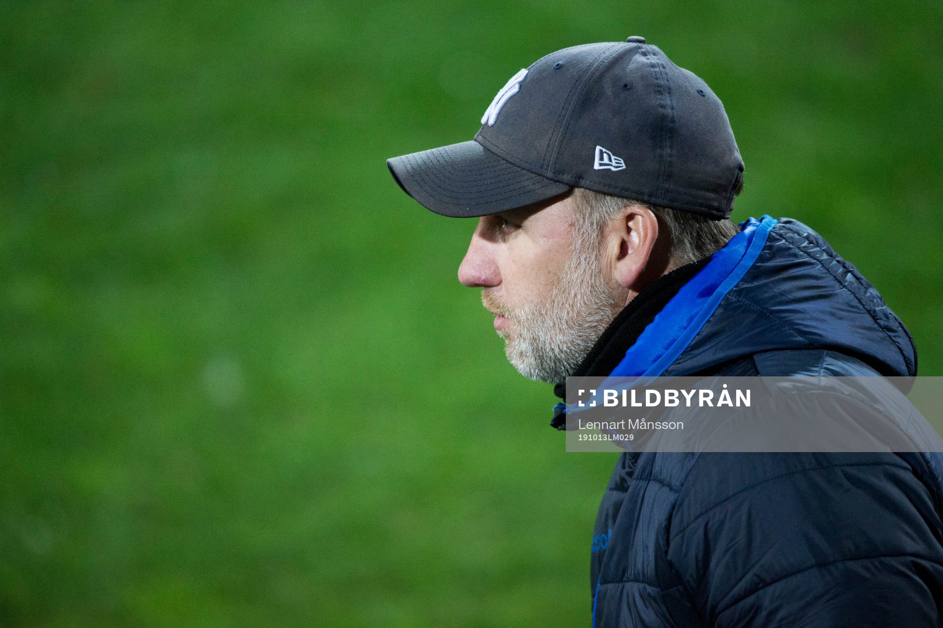 Åtvidabergs tränare i matchen i division 1 mellan Kristianstads FC och Åtvidabergs FF i Kristianstad 13 oktober 2019.  