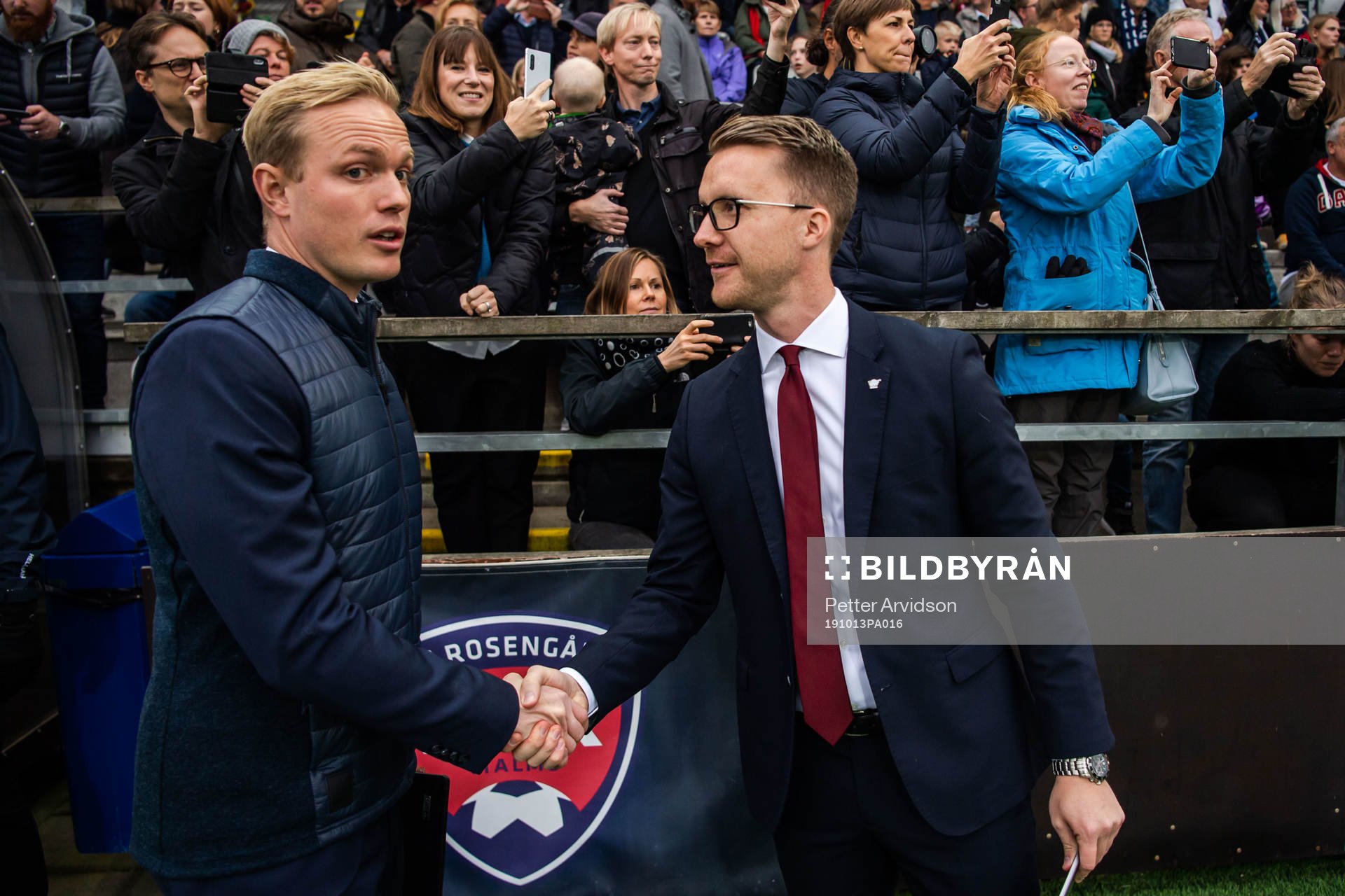 Rosengårds tränare Jonas Eidevall och Linköpings