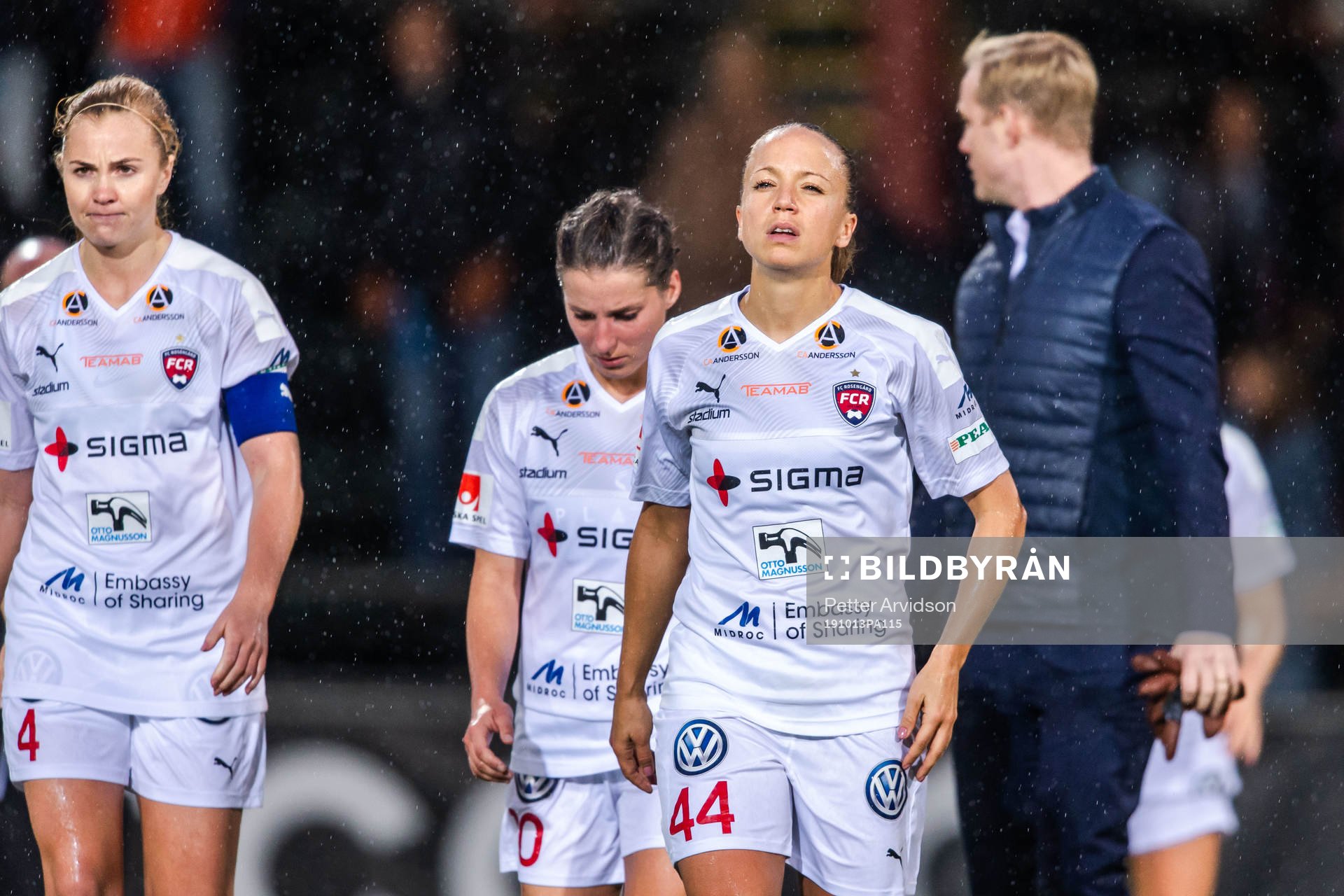 Rosengårds Glodis Perla Viggosdottir och Malin Levenstad