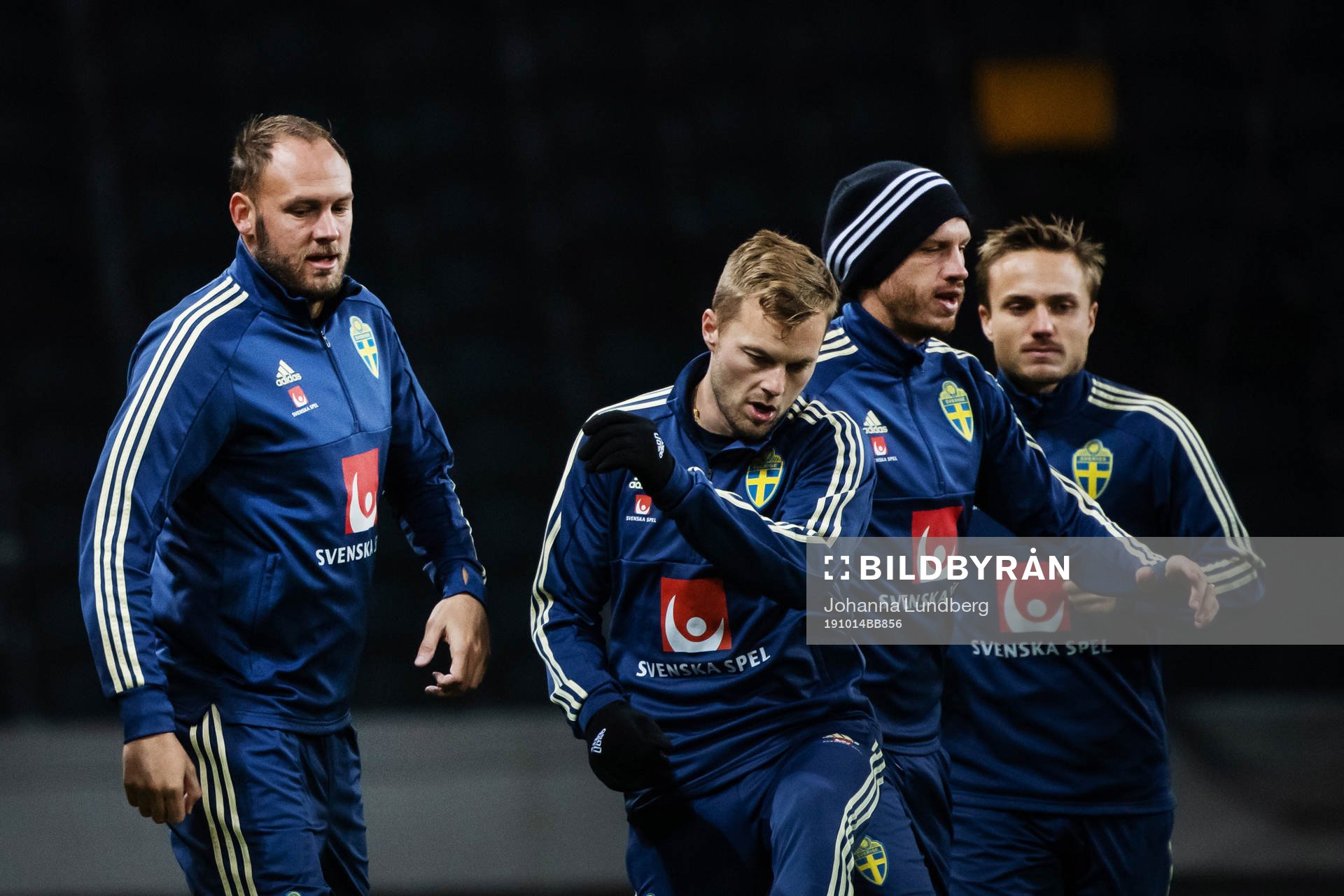Andreas Granqvist, Sebastian Larsson, Gustav Svensson and