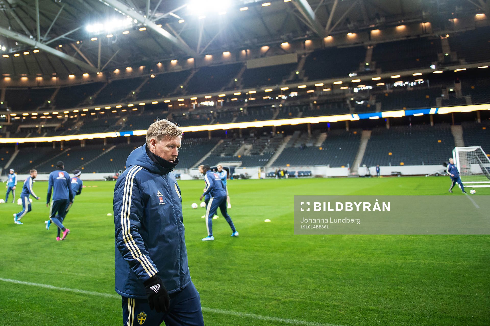 Assistant coach Peter Wettergren of the Swedish national