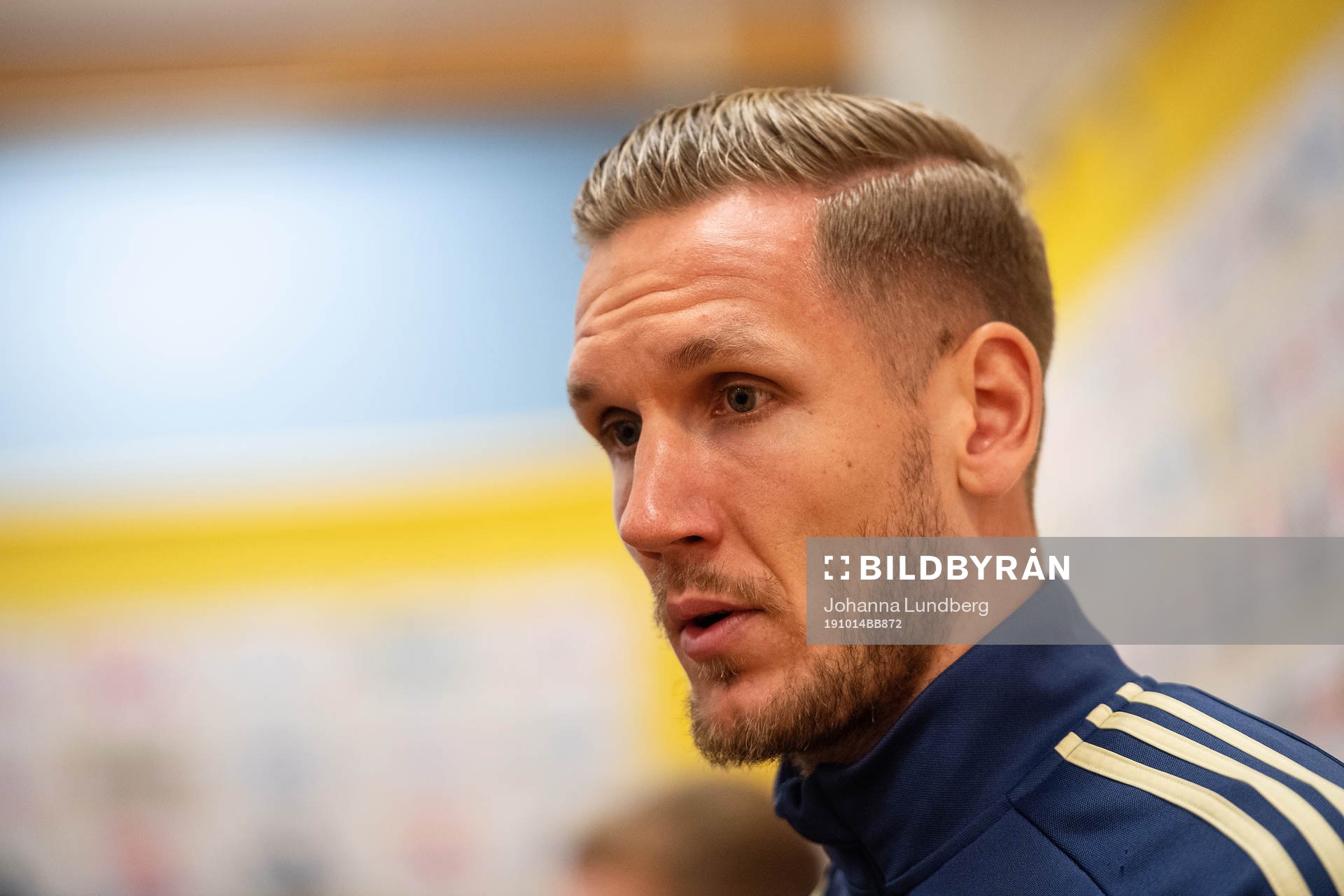 Goalkeeper Robin Olsen of the Swedish national football team