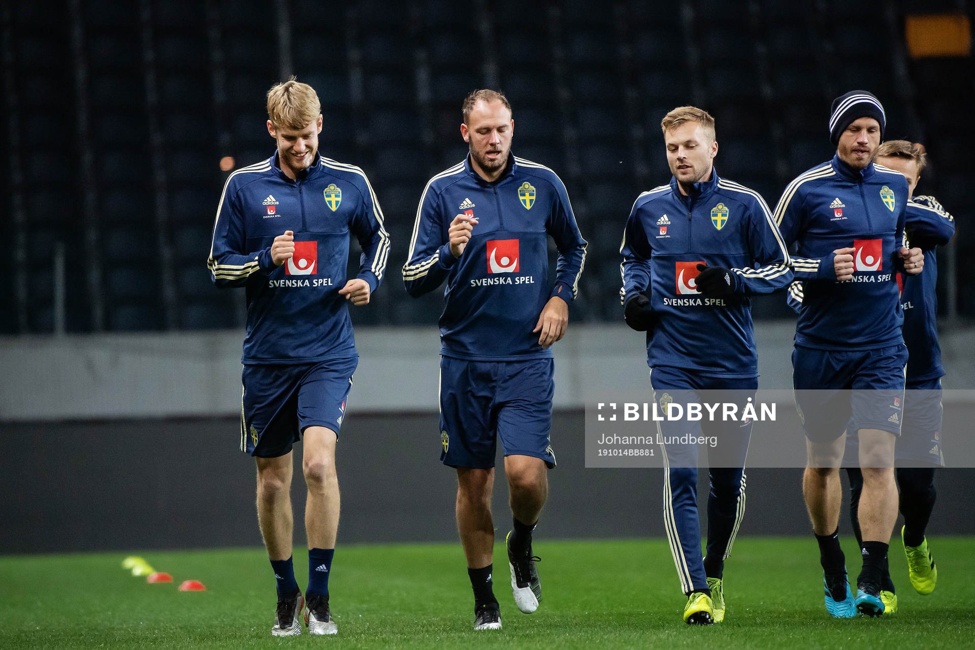 Filip Helander, Andreas Granqvist, Sebastian Larsson and