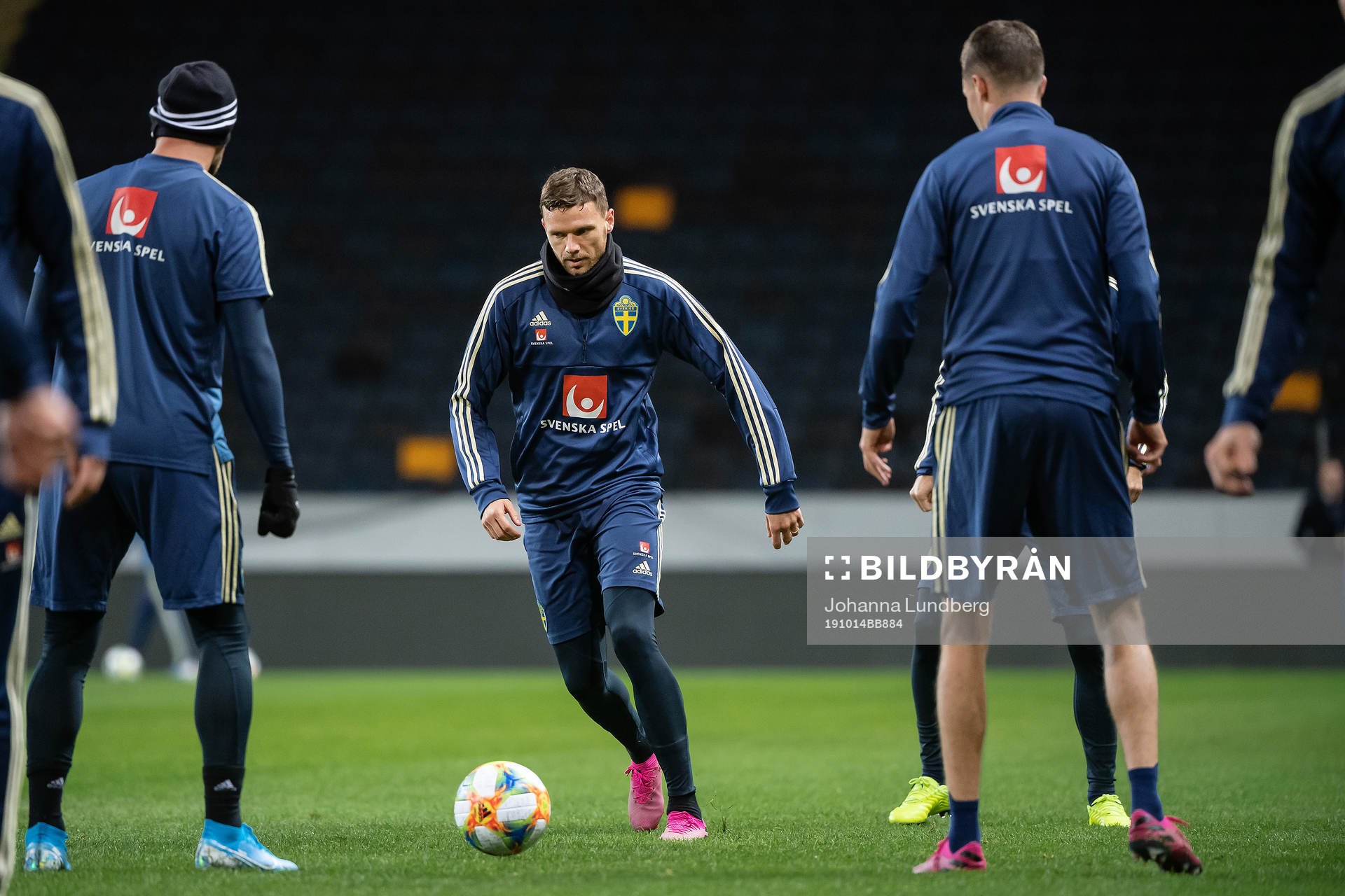 Marcus Berg of the Swedish national football team