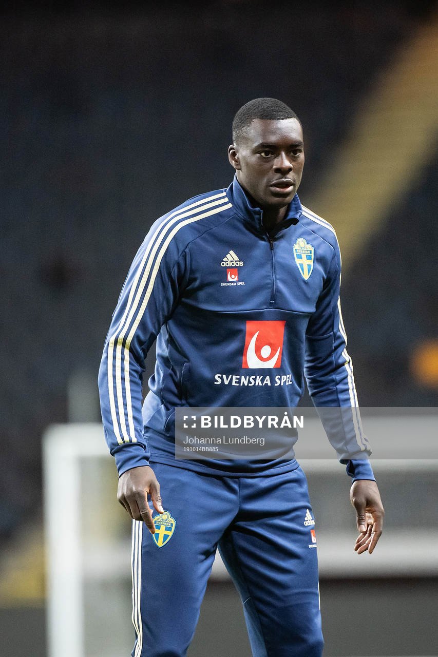 Ken Sema of the Swedish national football team