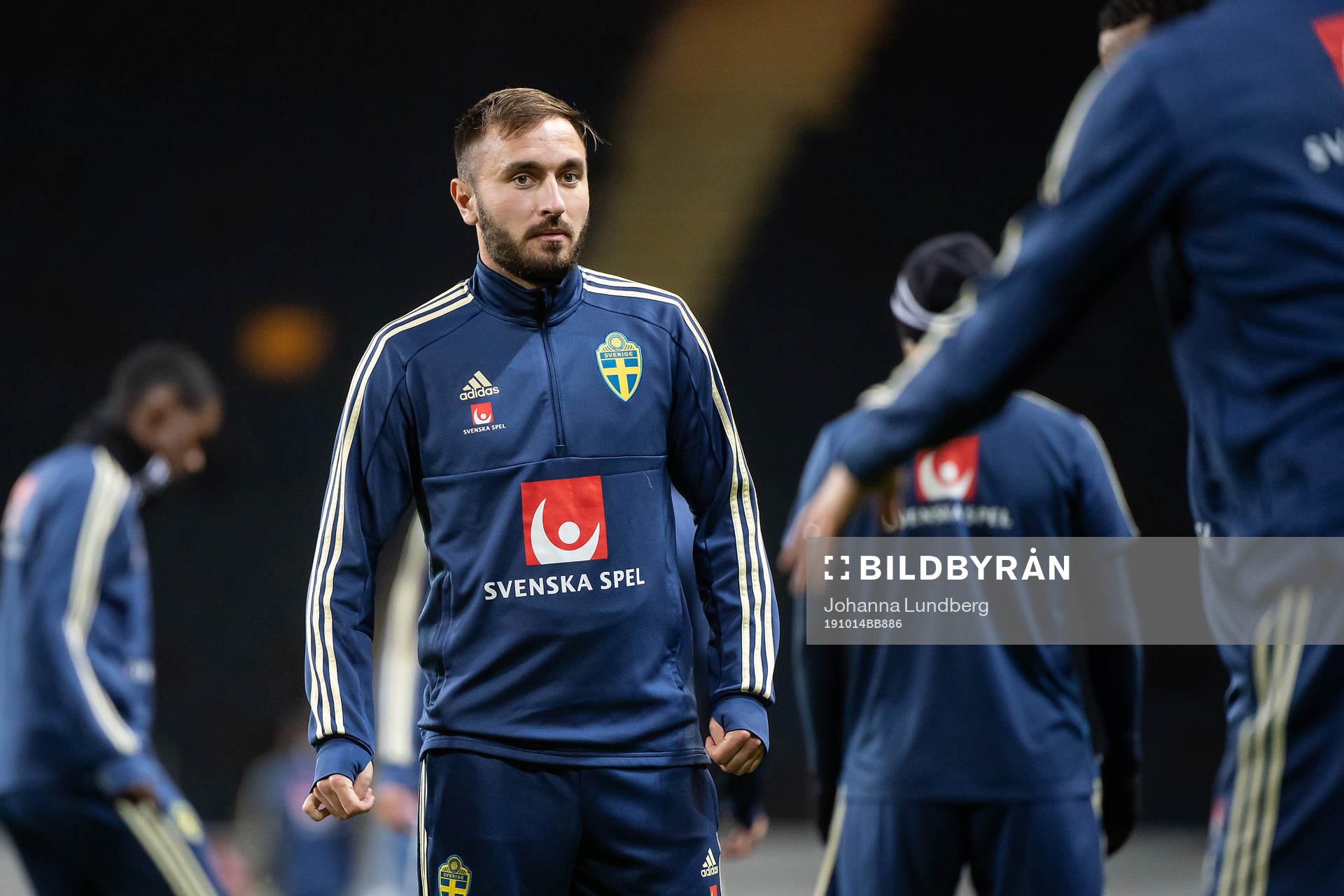 Muamer Tankovic of the Swedish national football team