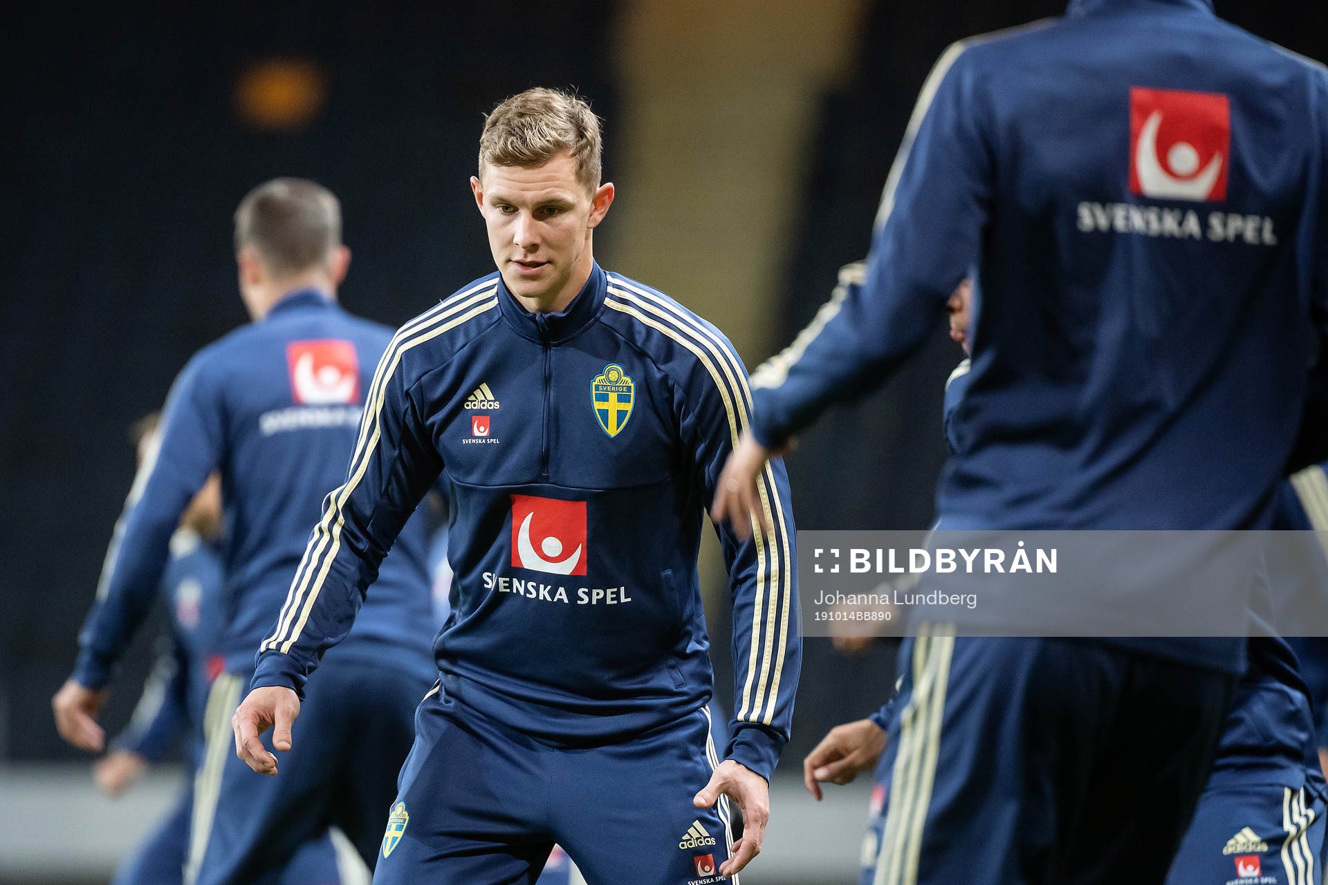 Emil Krafth of the Swedish national football team