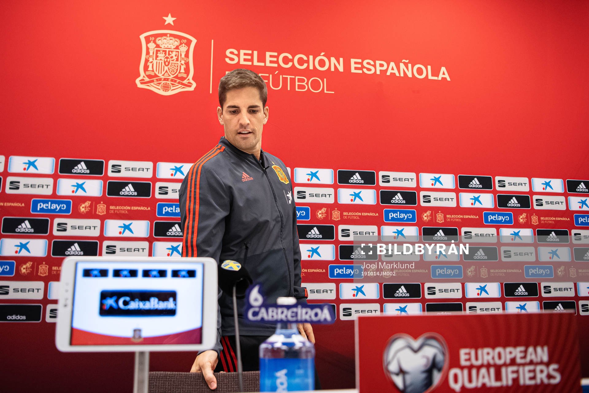 Robert Moreno, head coach of the Spanish national football