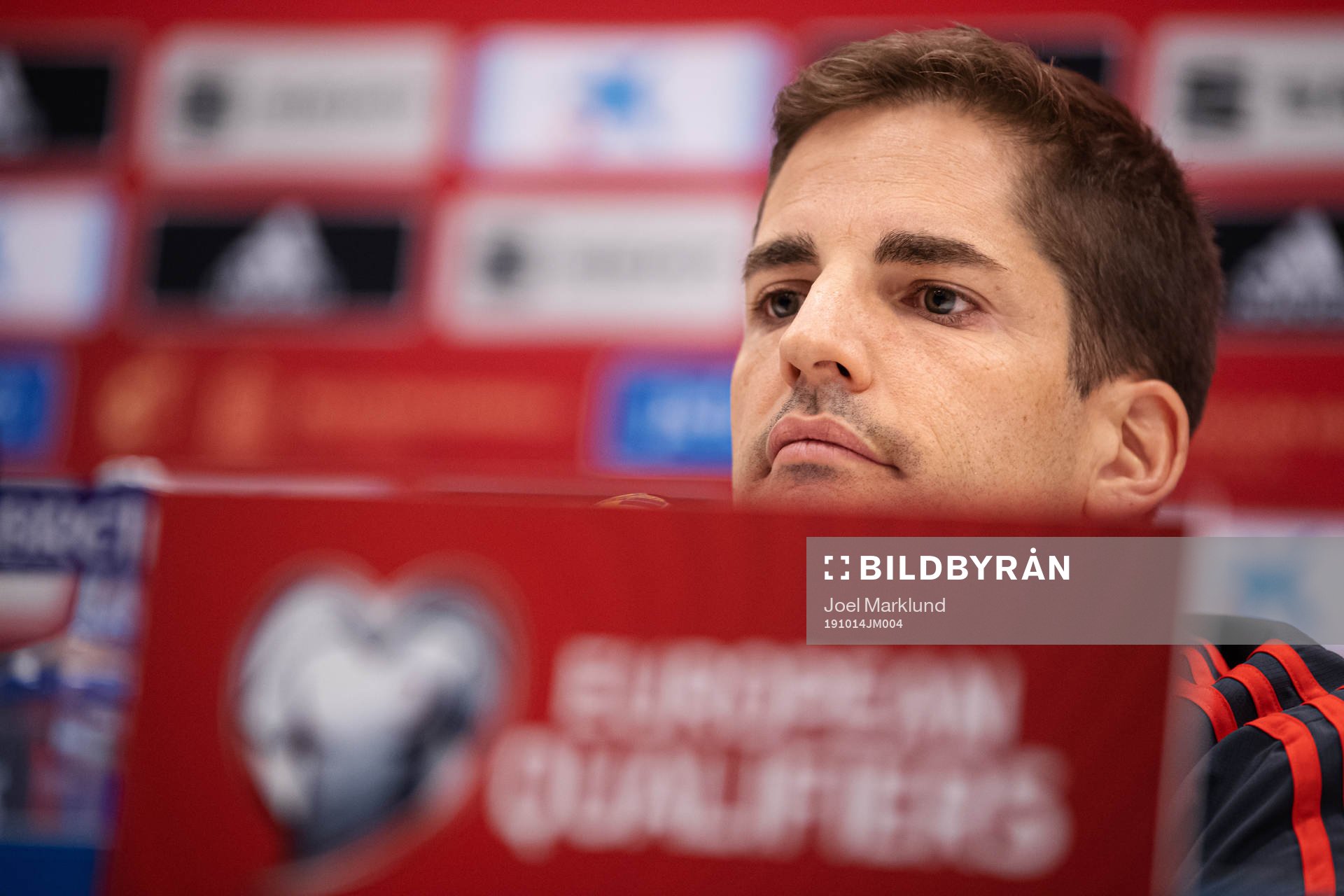 Robert Moreno, head coach of the Spanish national football